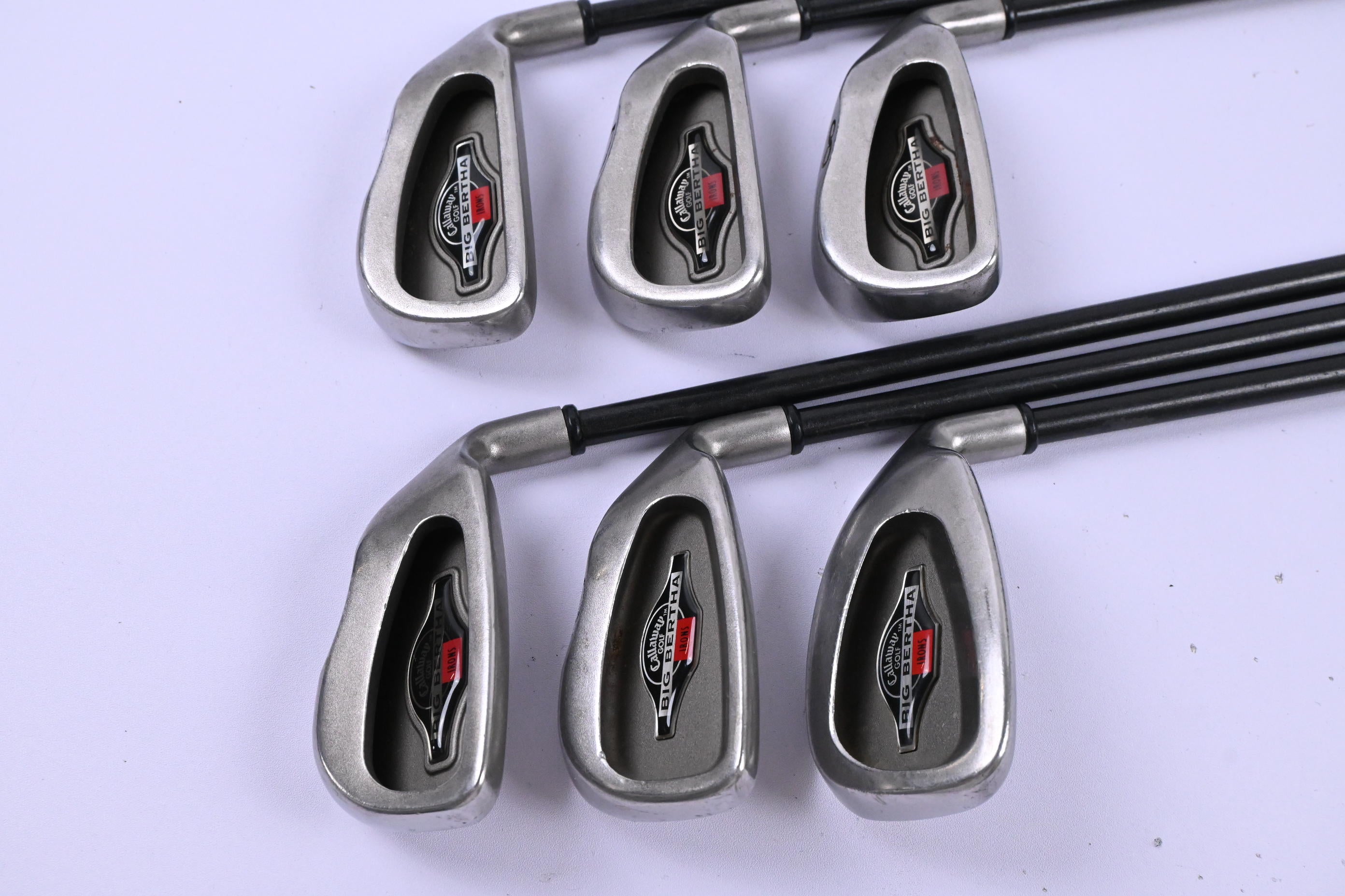 Callaway Big Bertha 1996 Irons / 6-PW+SW / Regular Flex Callaway RCH 96 Shafts