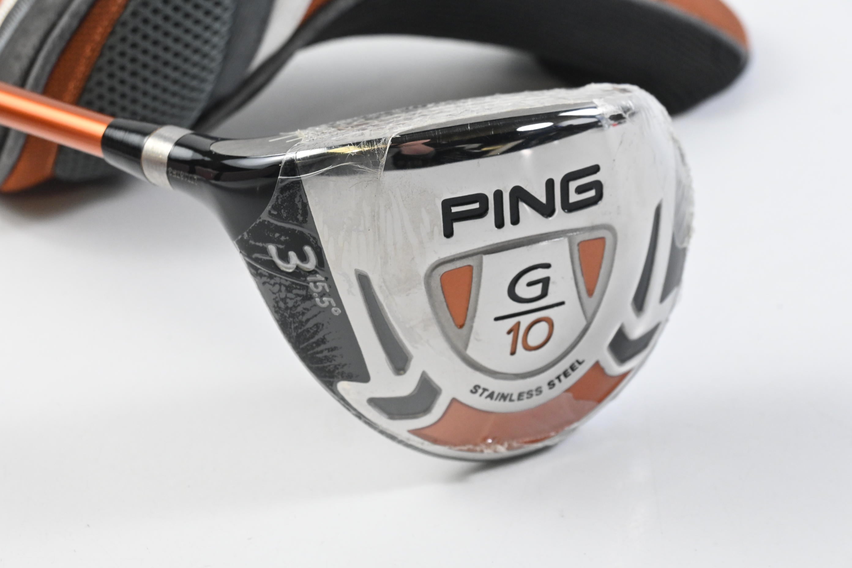 Left Hand Ping G10 #3 Wood / 15.5 Degree / Regular Flex Ping TFC 129 Shaft
