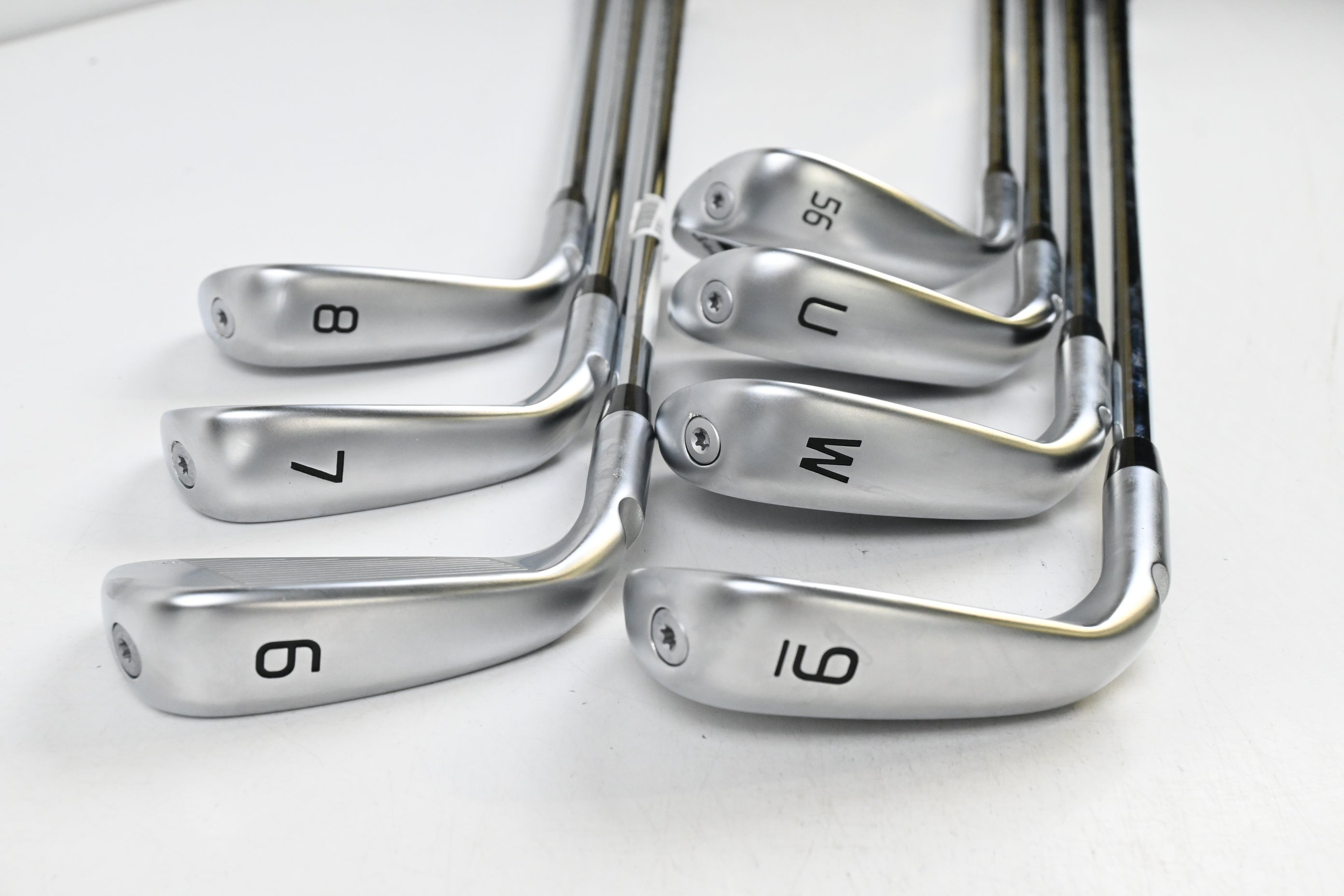 Ping G440 Irons / 6-PW+GW+SW / Blue Dot / Regular Flex Ping AWT 3.0 Shafts