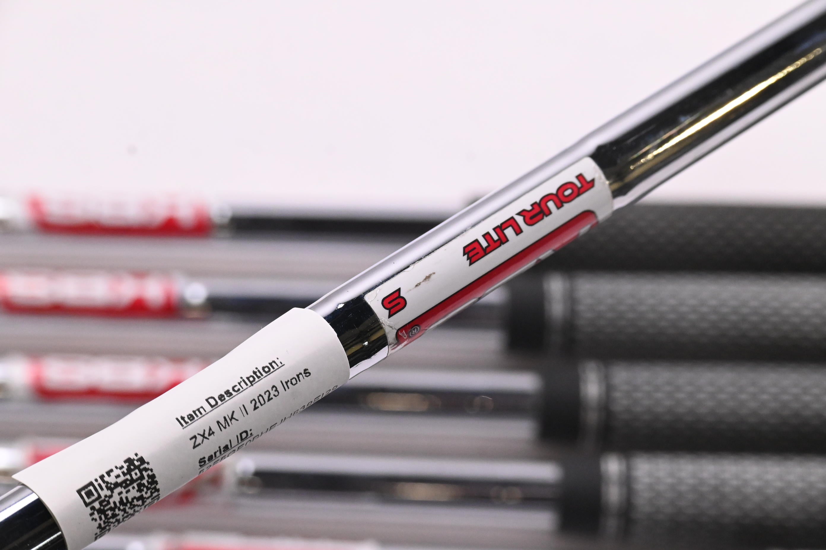 Srixon ZX4 MK II Irons 2023 / 5-PW / Stiff Flex KBS Tour Lite Shafts