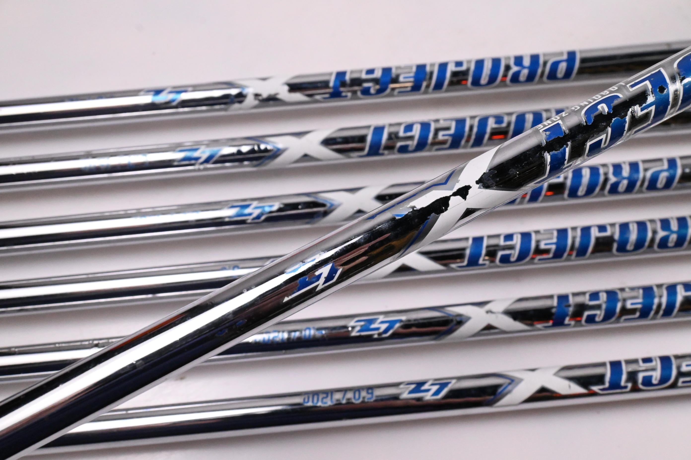 Ping i500 Irons / 4-PW / Blue Dot / Stiff Flex Project X LZ 120 Shafts