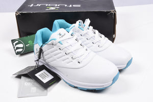 Stuburt Sport Tech Response Spiked / Ladies Golf Shoes / White, Blue / UK 5