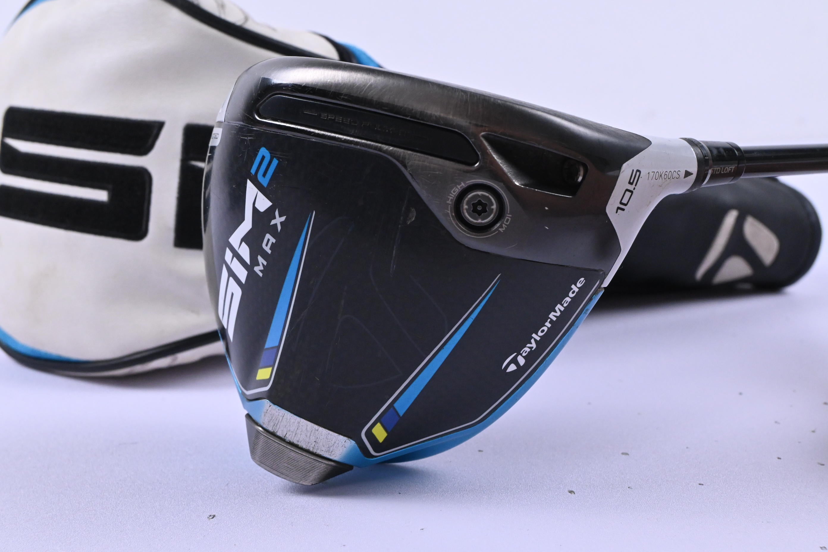 Taylormade SIM2 Max Driver / 10.5 Degree / Stiff Flex Tensei AV Raw Blue 60