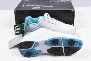Stuburt Sport Tech Response Spiked / Ladies Golf Shoes / White, Blue / UK 5