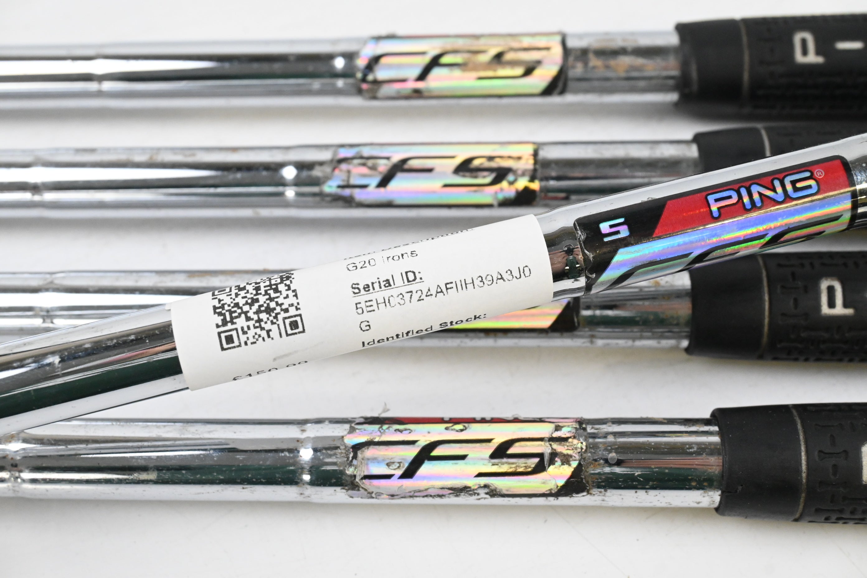 Ping G20 Irons / 6-PW / Orange Dot / Stiff Flex Ping CFS Shafts