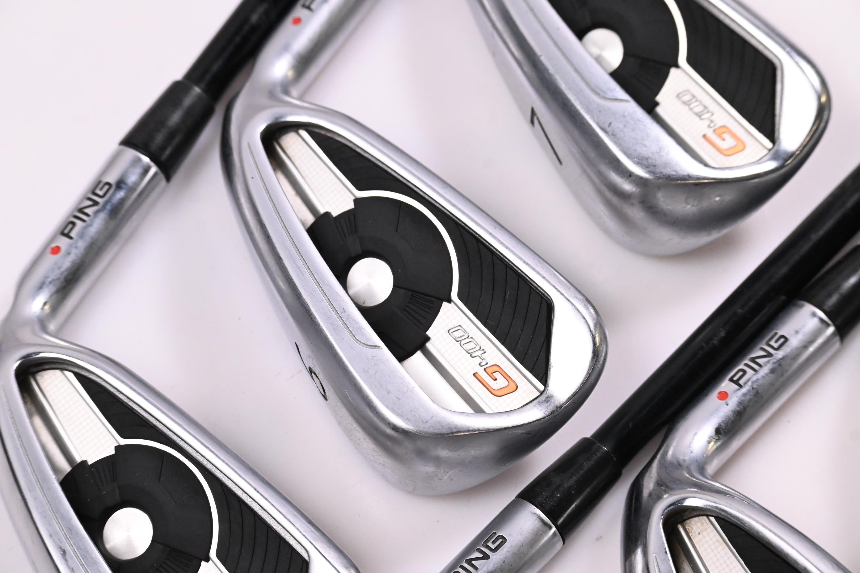 Ping G400 Irons / 5-PW / Red Dot / Senior Flex Ping Alta CB Shafts