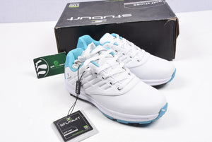 Stuburt Sport Tech Response Spiked / Ladies Golf Shoes / White, Blue / UK 4