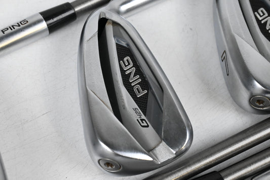 Ping G425 Irons / 5-PW+GW / Black Dot / Stiff Flex Aerotech Steelfiber i95 Shafts