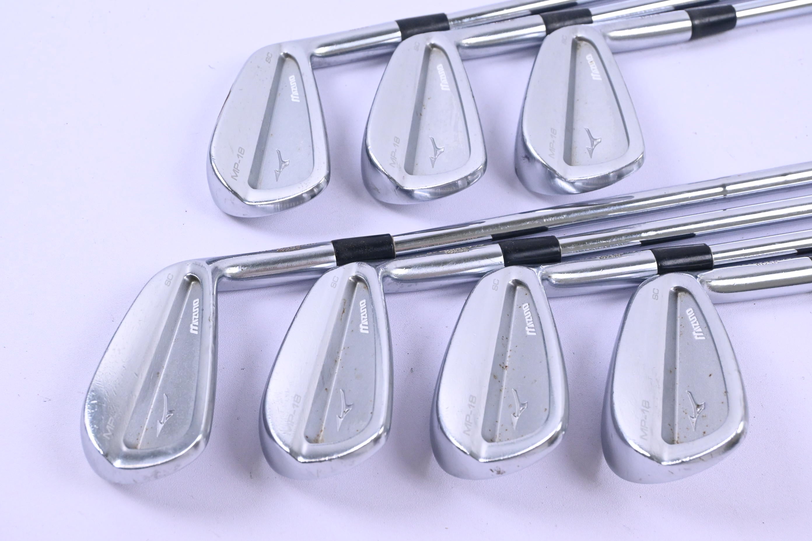 Mizuno MP-18 SC Irons / 4-PW / Stiff Flex KBS Tour Shafts