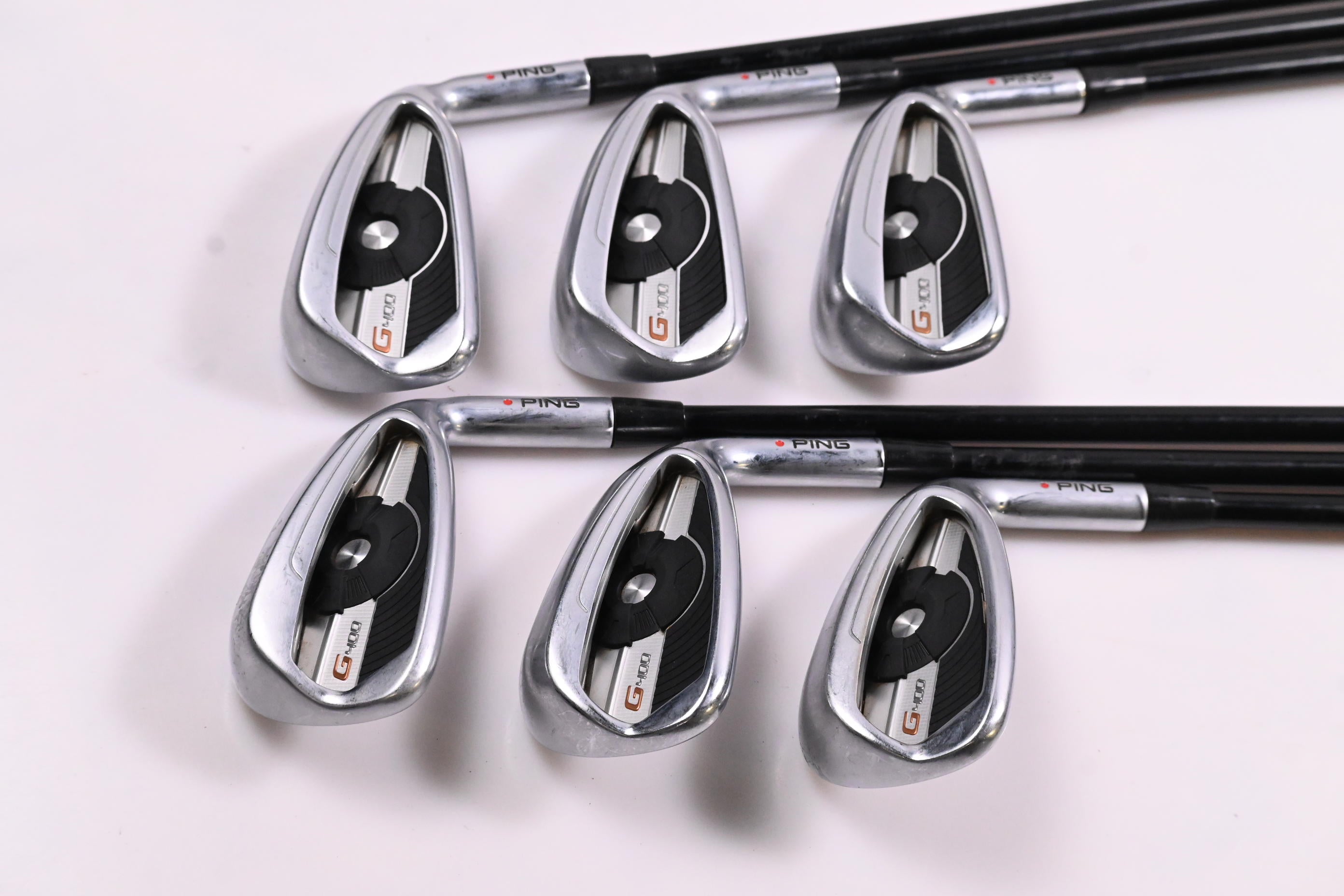 Ping G400 Irons / 5-PW / Red Dot / Senior Flex Ping Alta CB Shafts