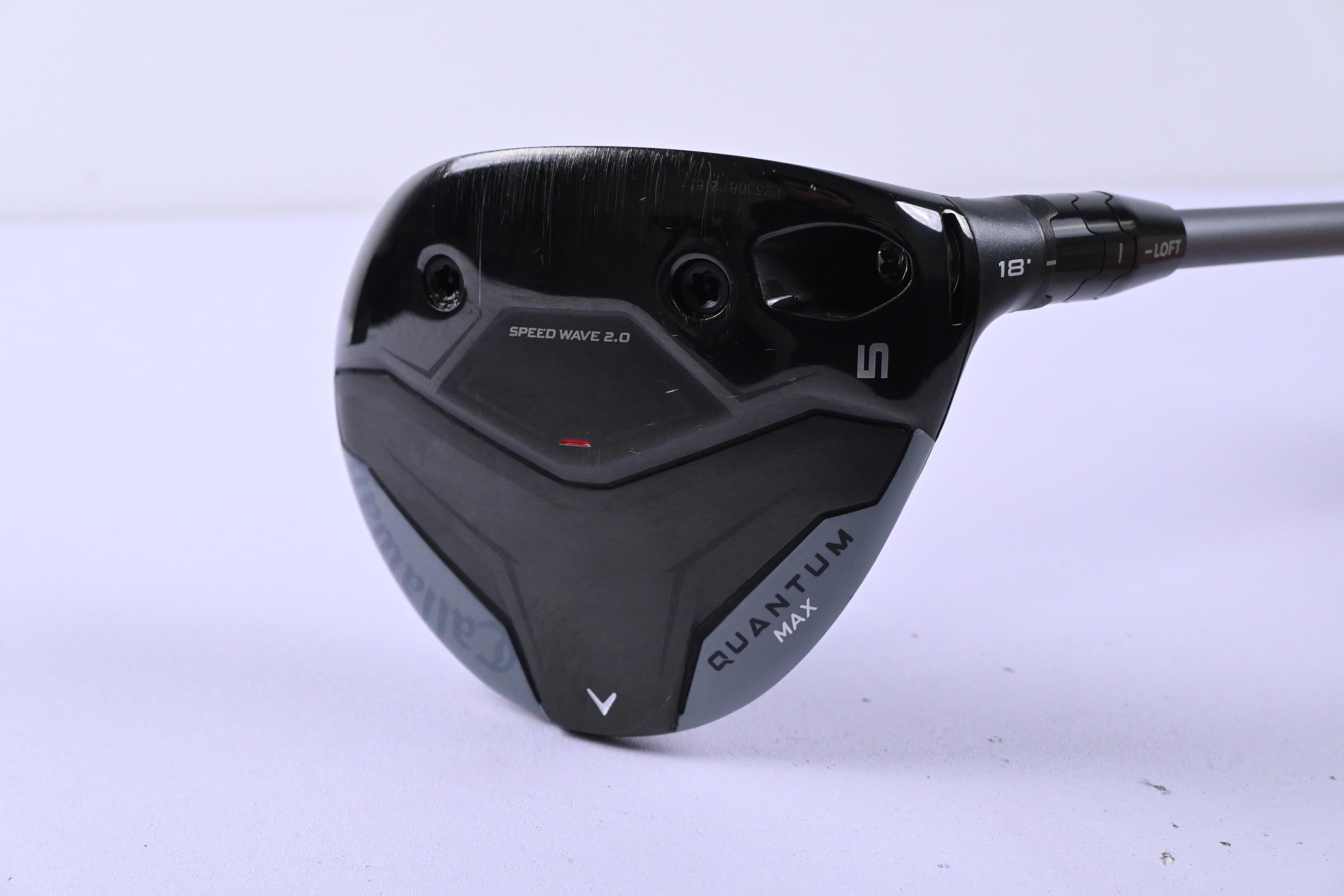 Callaway Quantum Max #5 Wood / 18 Degree / Regular Flex Denali Frost Silver 60