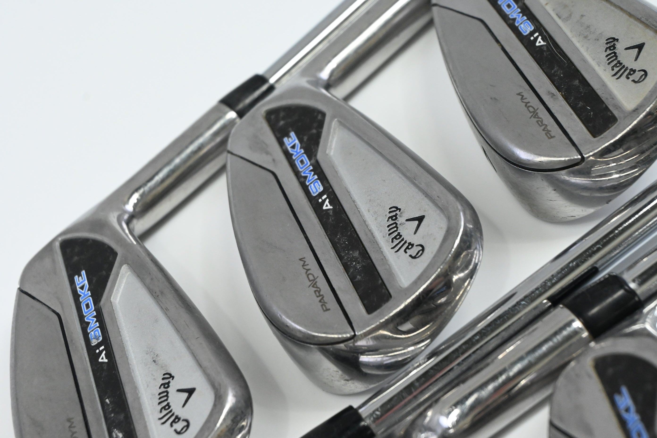 Callaway Paradym Ai Smoke Irons / 5-PW+SW / Stiff Flex Elevate MPH 95 Shafts