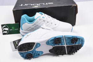 Stuburt Sport Tech Response Spiked / Ladies Golf Shoes / White, Blue / UK 4