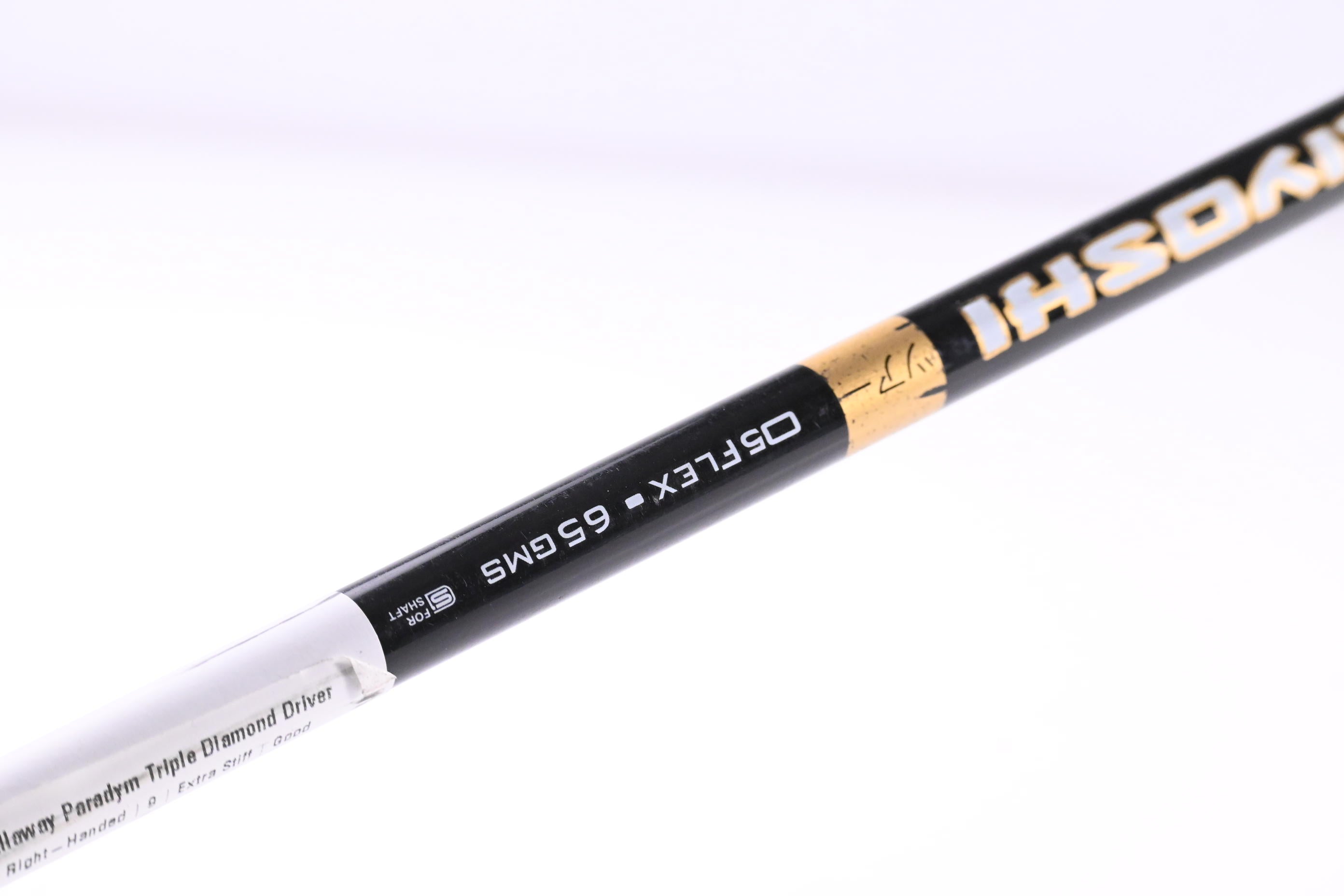 Callaway Paradym Triple Diamond Driver / 9 Degree / X-Flex Oban Kiyoshi Black 65