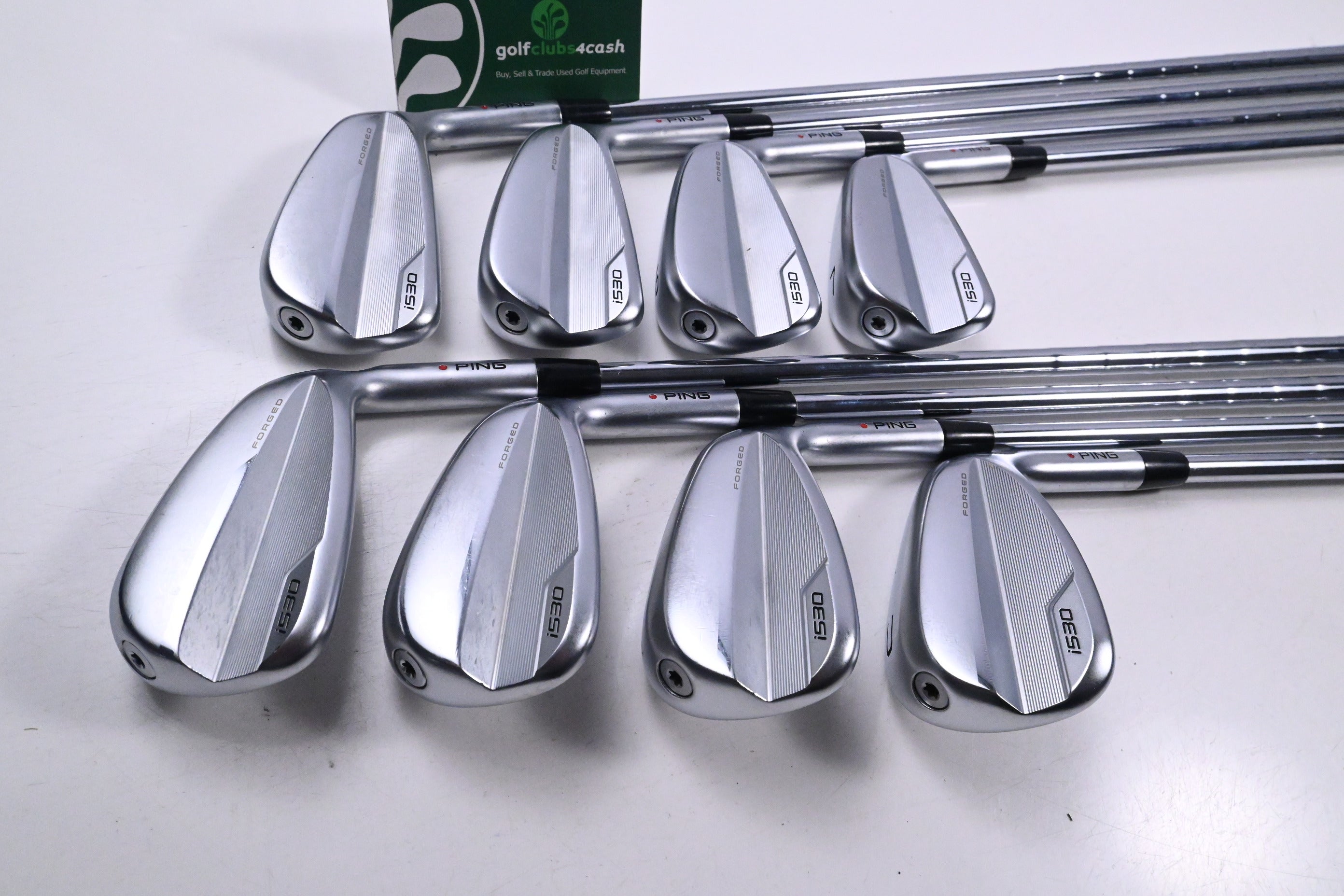 Ping i530 Irons / 4-PW+GW / Red Dot / Stiff Flex N.S.Pro 850GH