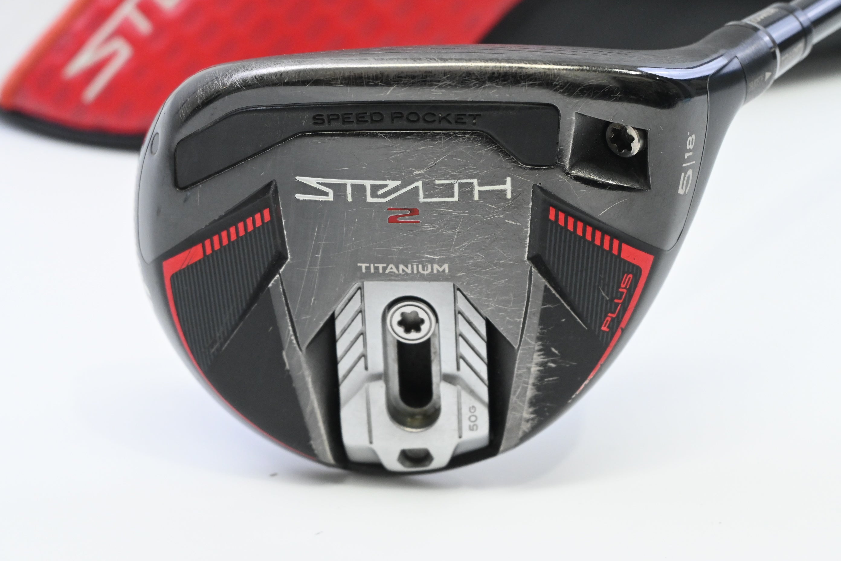 Taylormade Stealth 2 Plus #5 Wood / 18 Degree / Regular Flex Kai'li Red 65 Shaft