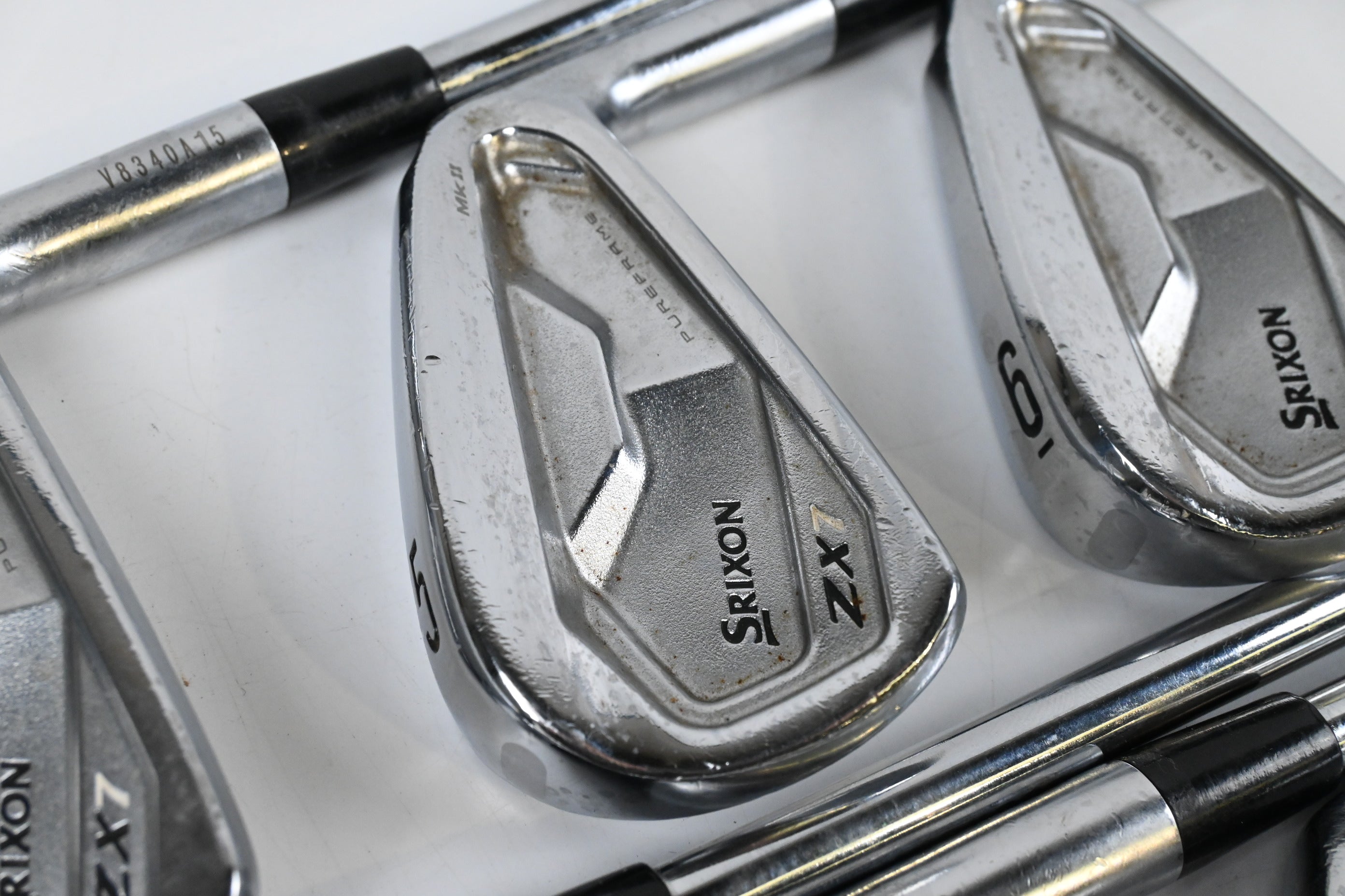 Srixon ZX7 MK II Irons 2023 / 4-PW / Stiff Flex KBS $-Taper 120 Steel Shafts