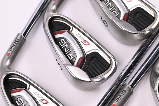 Ping G20 Irons / 4-PW / Red Dot / Regular Flex Ping CFS Shafts