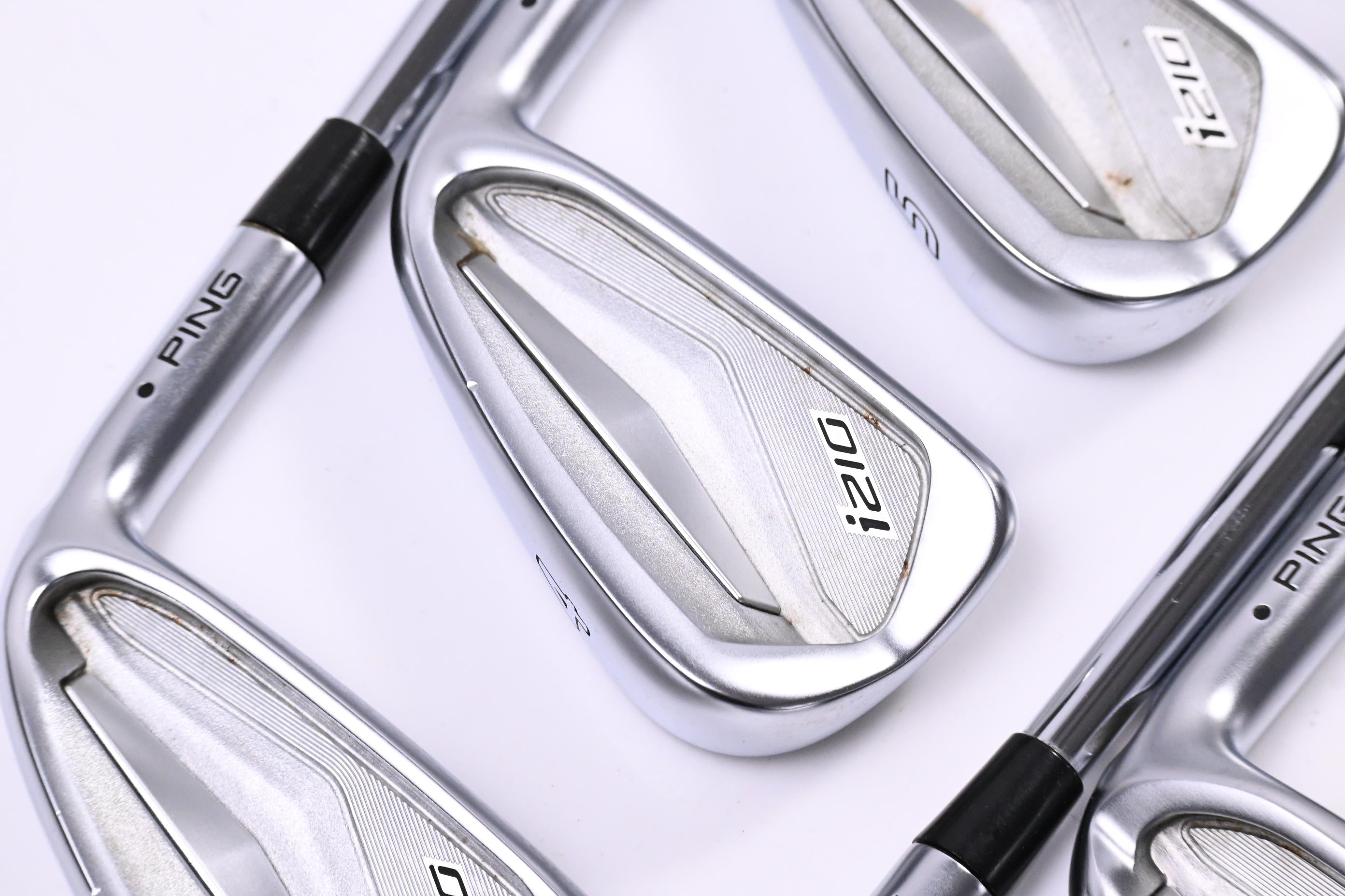 Ping i210 Irons / 3-PW / Black Dot / Stiff Flex Project X LZ 120 Shafts