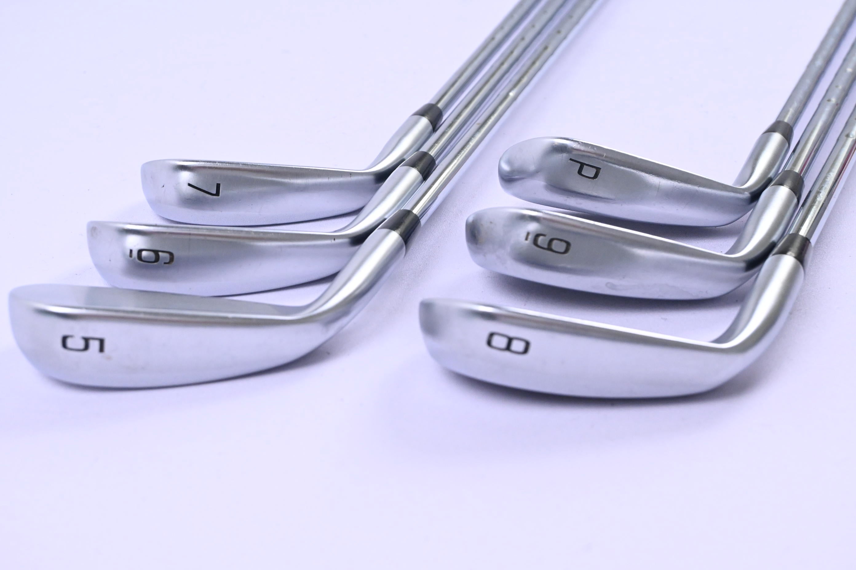 Mizuno JPX 921 Hot Metal Irons / 5-PW / Stiff Flex KBS S-Taper Lite Shafts