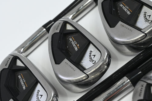 Callaway Rogue ST Max Irons / 5-PW+AW / Regular Flex Tensei AV Blue 65 Shafts