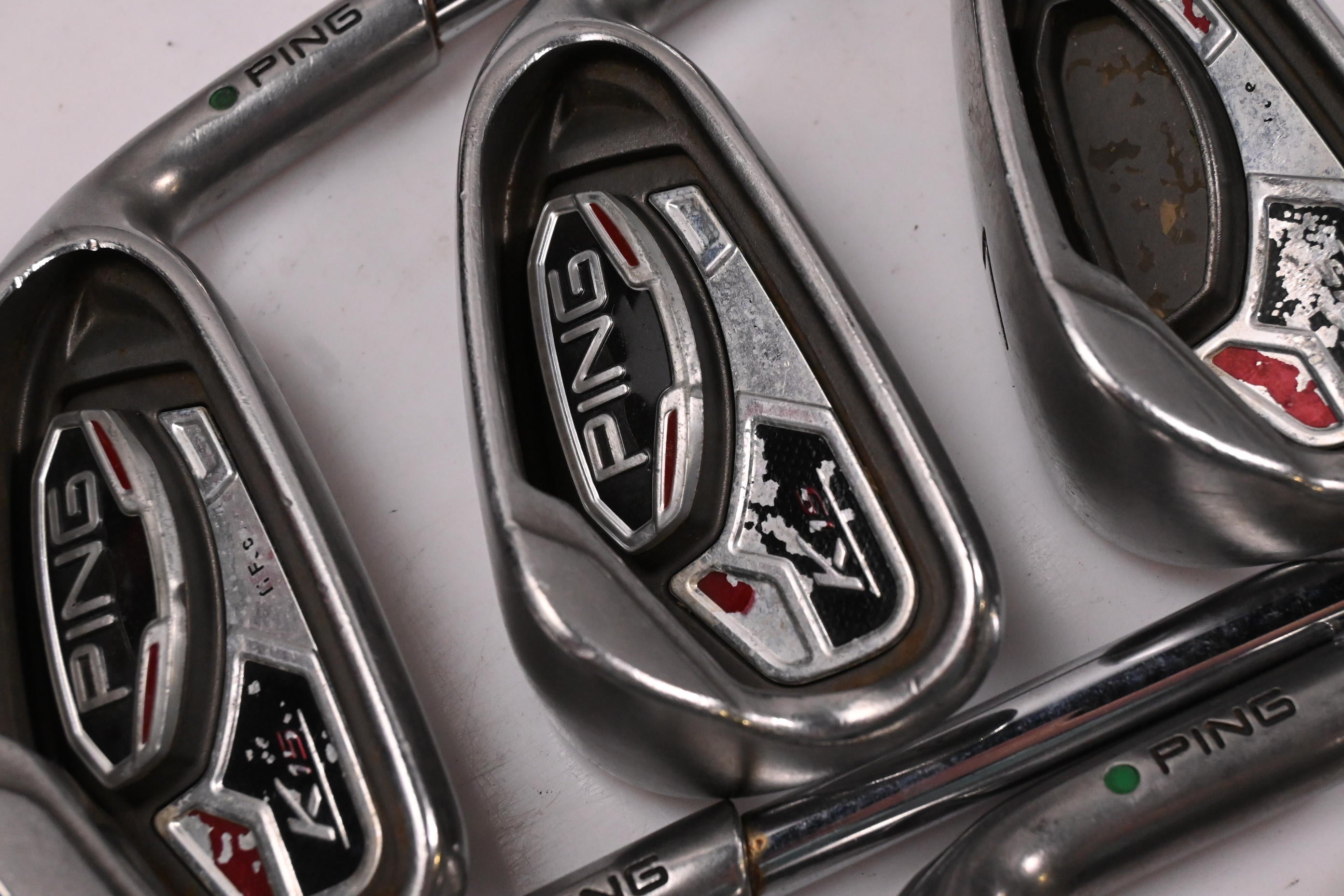 Ping K15 Irons / 5-PW / Green Dot / Stiff Flex Steel Shaft