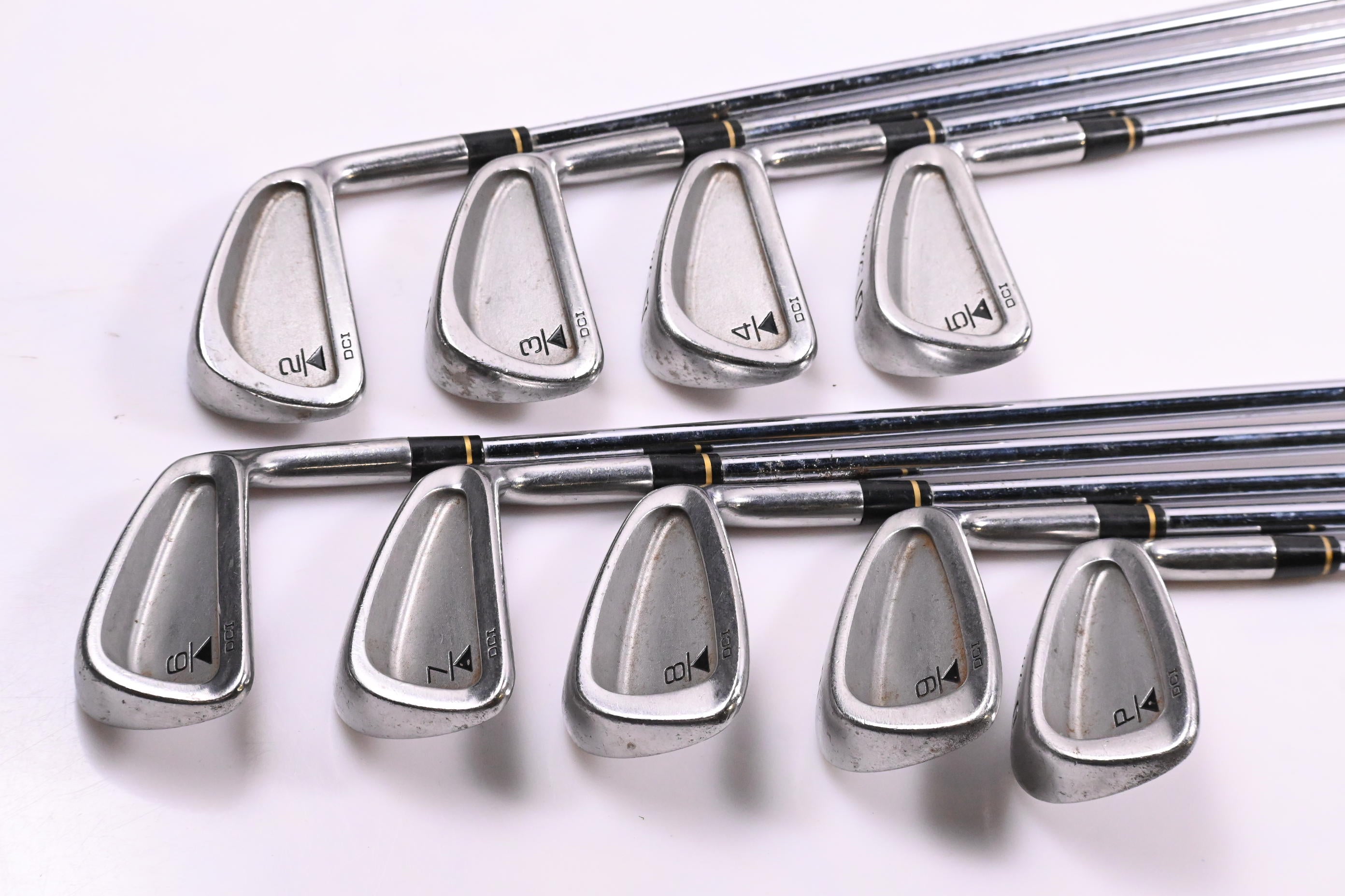 Titleist DCI Black Irons / 2-PW / Regular Flex Steel Shafts