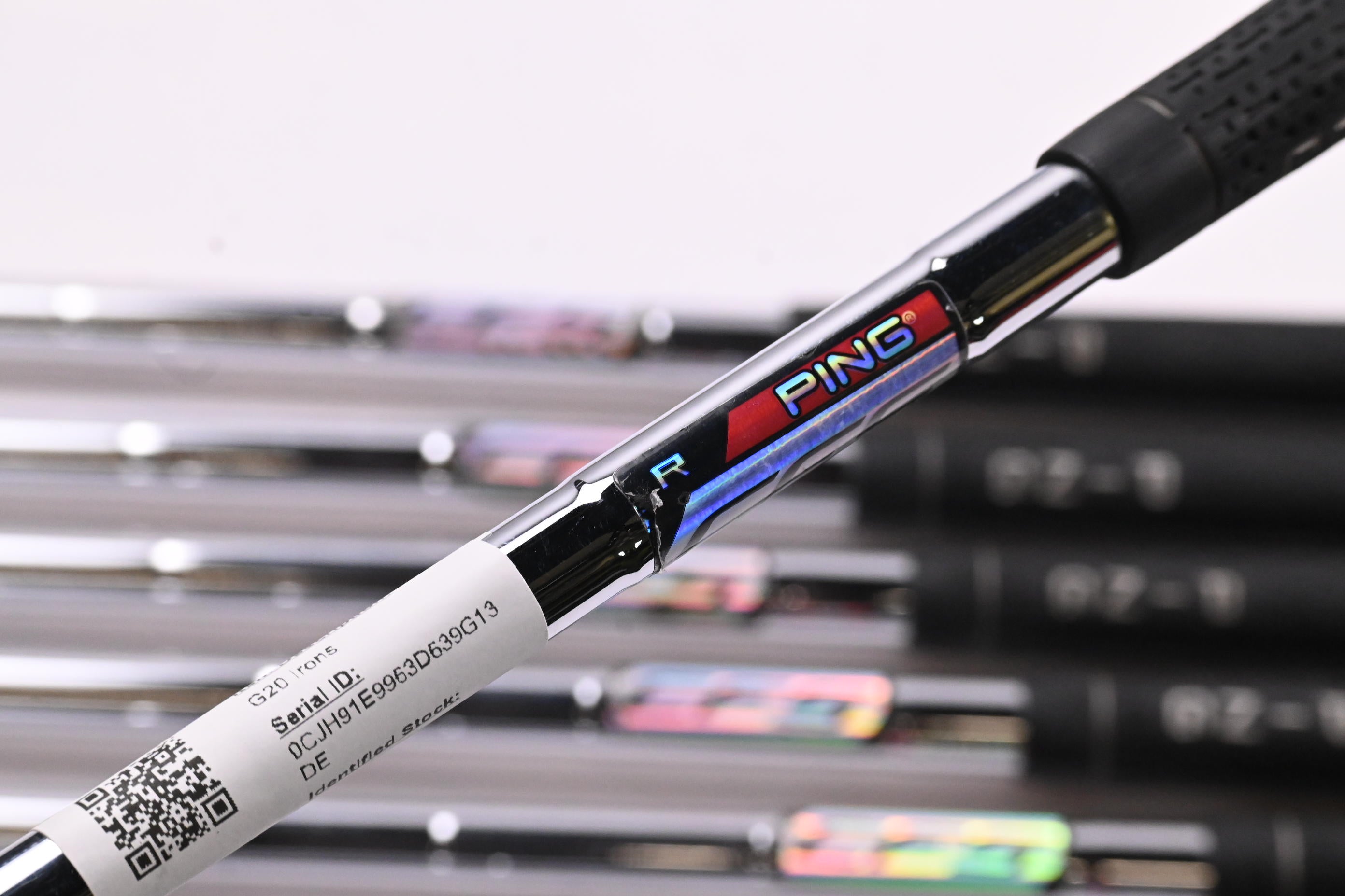 Ping G20 Irons / 4-PW / Red Dot / Regular Flex Ping CFS Shafts