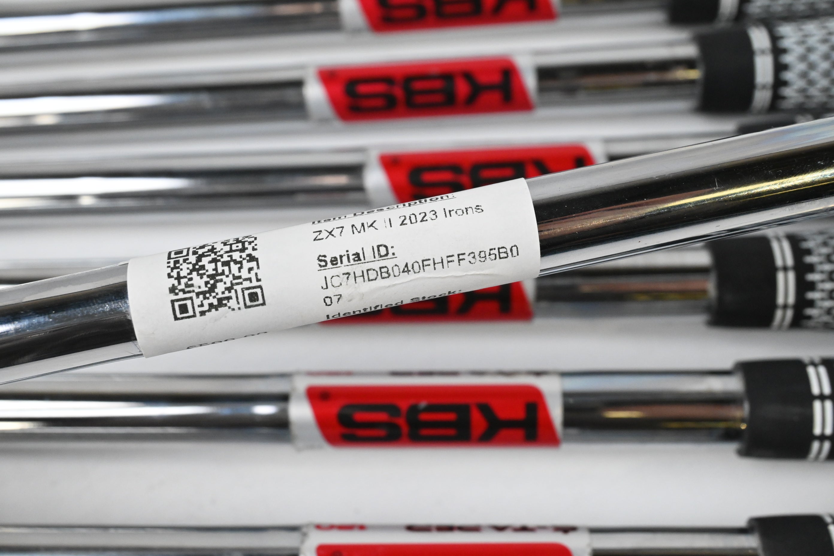 Srixon ZX7 MK II Irons 2023 / 4-PW / Stiff Flex KBS $-Taper 120 Steel Shafts
