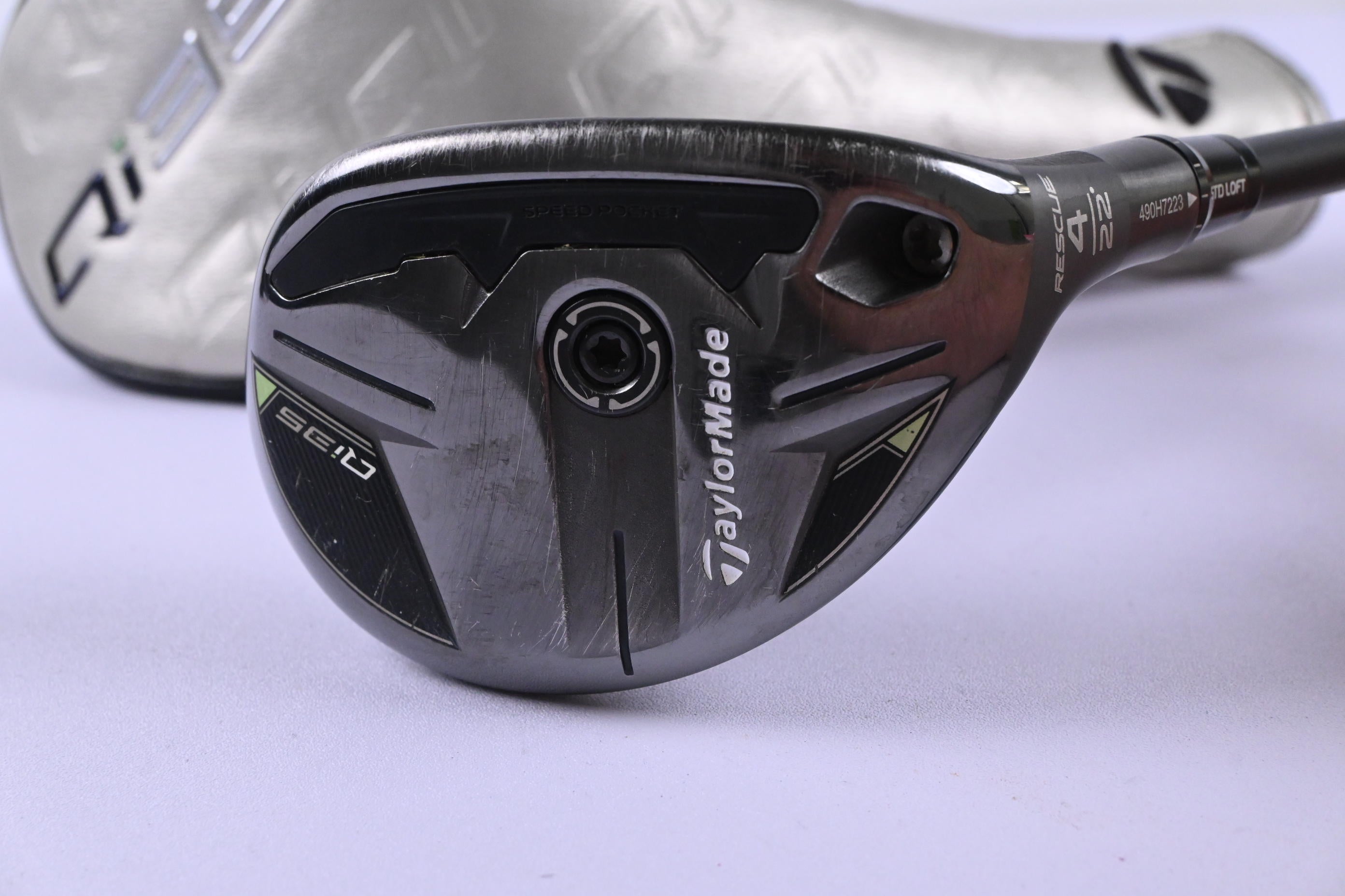 Taylormade Qi35 #4 Hybrid / 22 Degree / Regular Flex Ventus Blue 6 Shaft