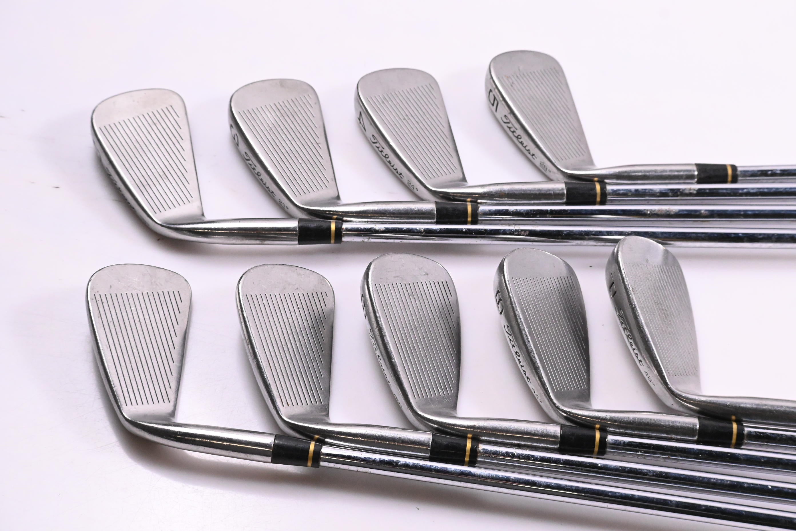 Titleist DCI Black Irons / 2-PW / Regular Flex Steel Shafts