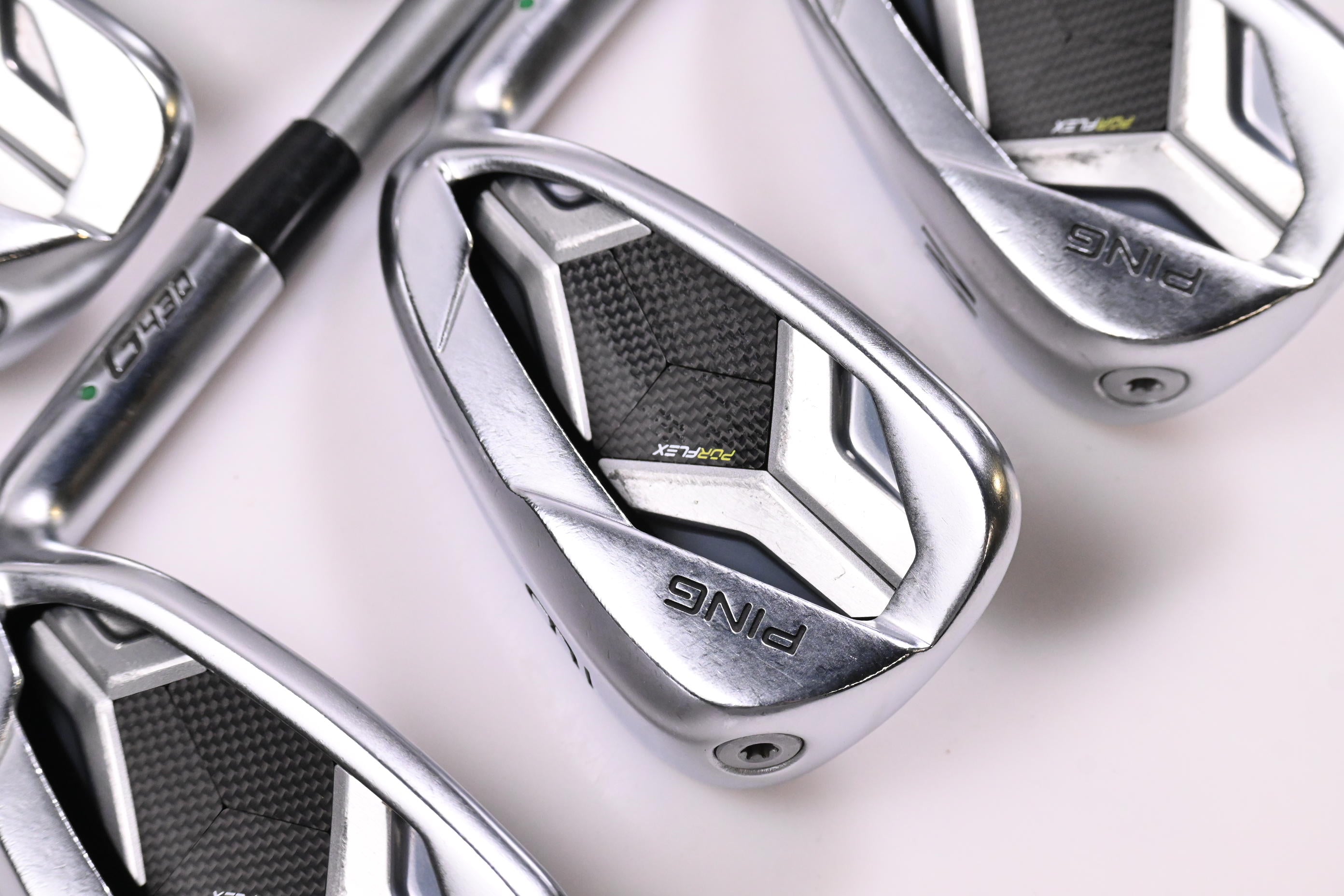 Ping G430 Irons / 6-PW / Green Dot / Senior Flex Ping Alta Quick 45 Shafts