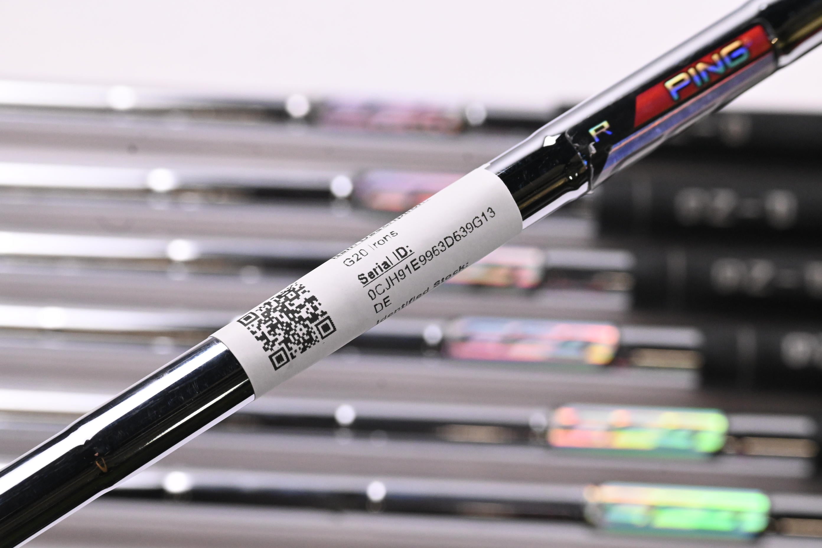 Ping G20 Irons / 4-PW / Red Dot / Regular Flex Ping CFS Shafts