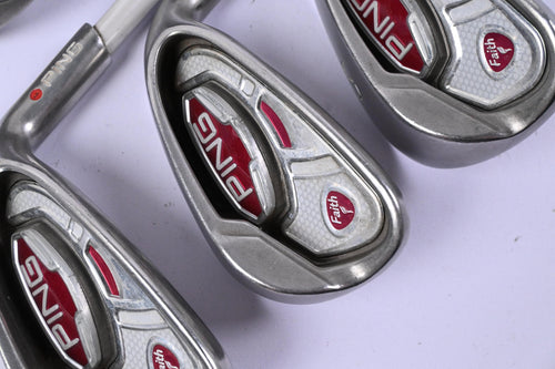 Ladies Ping Faith Hybrid Combo Irons / 7-PW+SW / Red Dot / Ladies Flex ULT 200