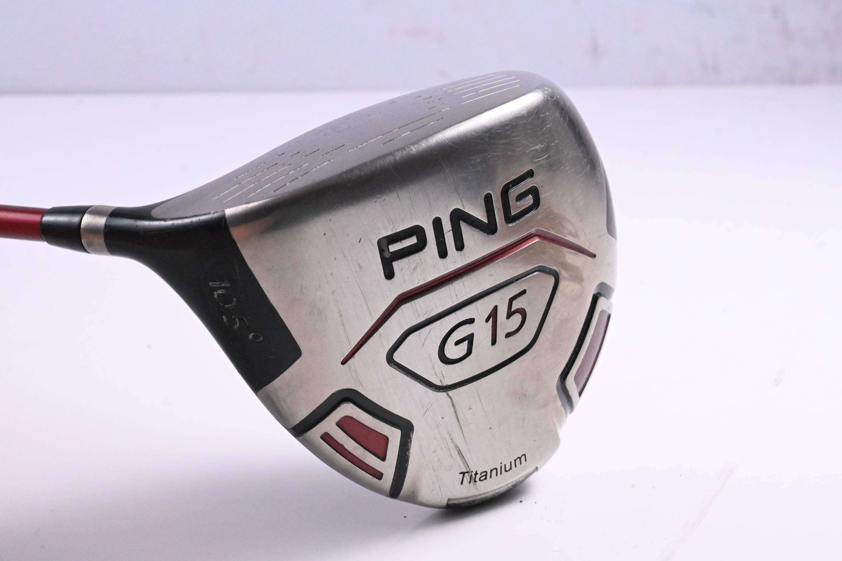 Left Hand Ping G15 Driver / 10.5 Degree / Regular Flex Ping TFC 149 Shaft