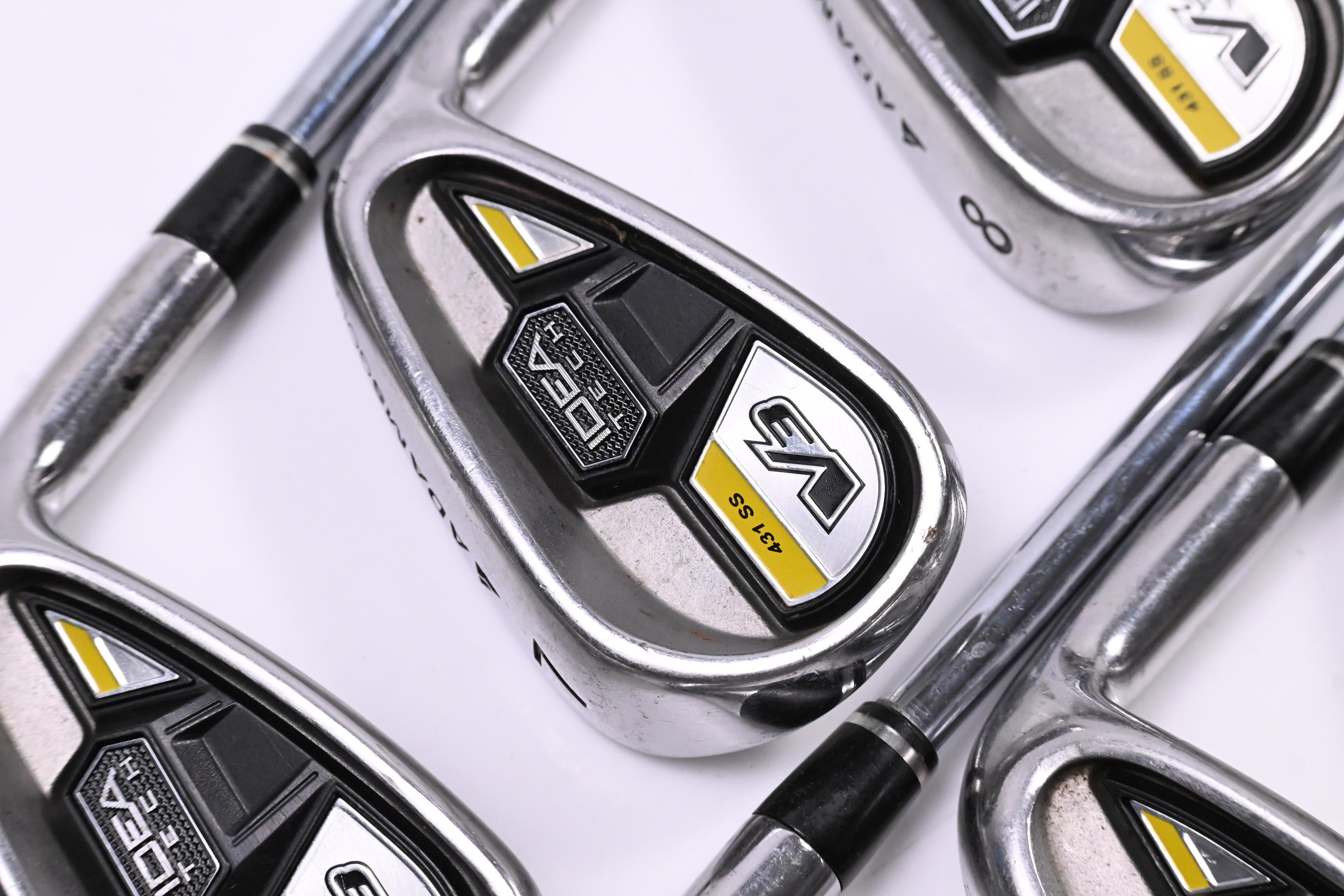 Adams Idea Tech V3 Hybrid Combo Irons / 6-PW+SW / Stiff Flex Steel Shafts