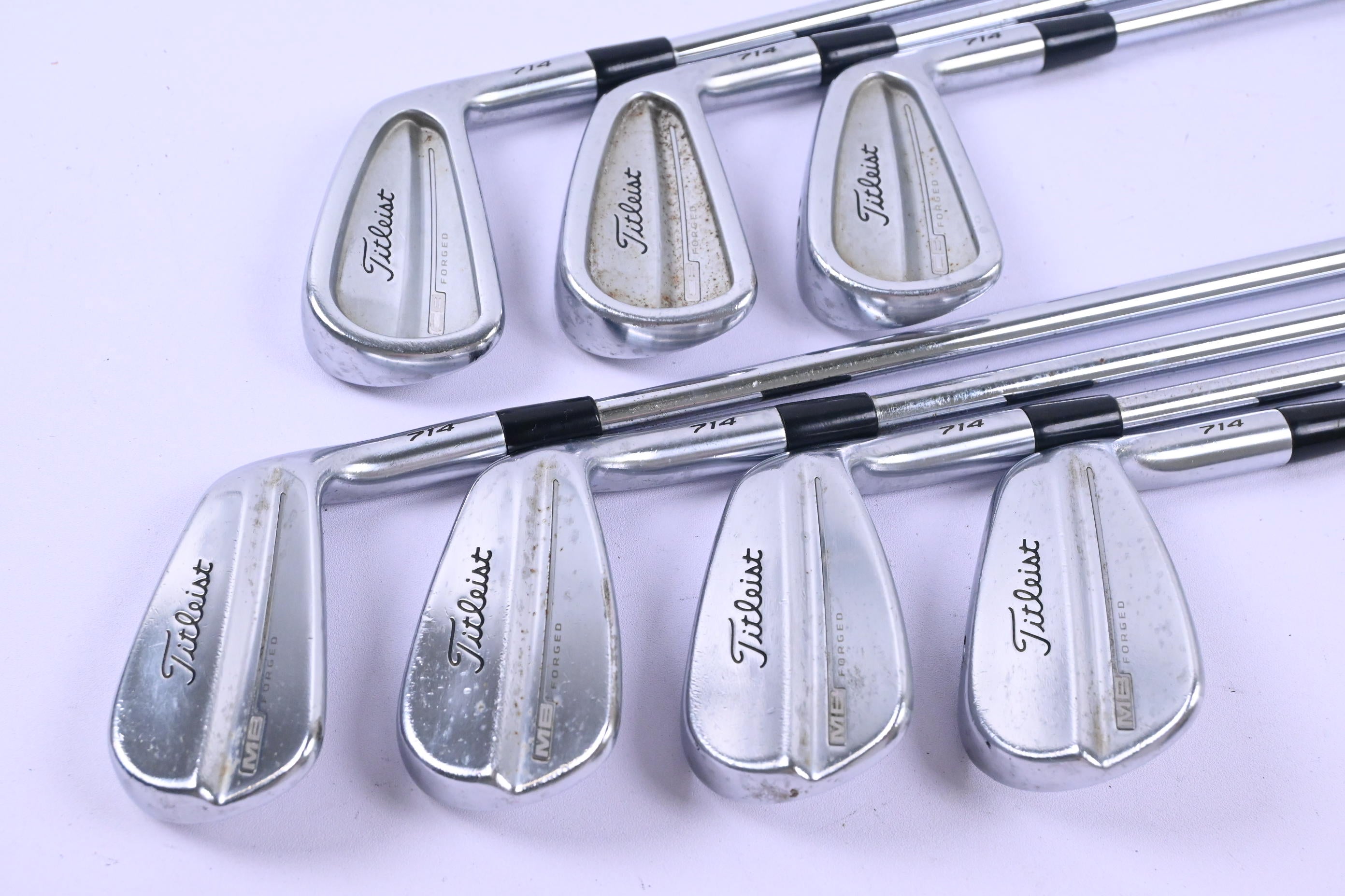 Titleist 714 MB/CB Combo Irons / 4-PW / Regular Flex Plus Project X Rifle Shafts