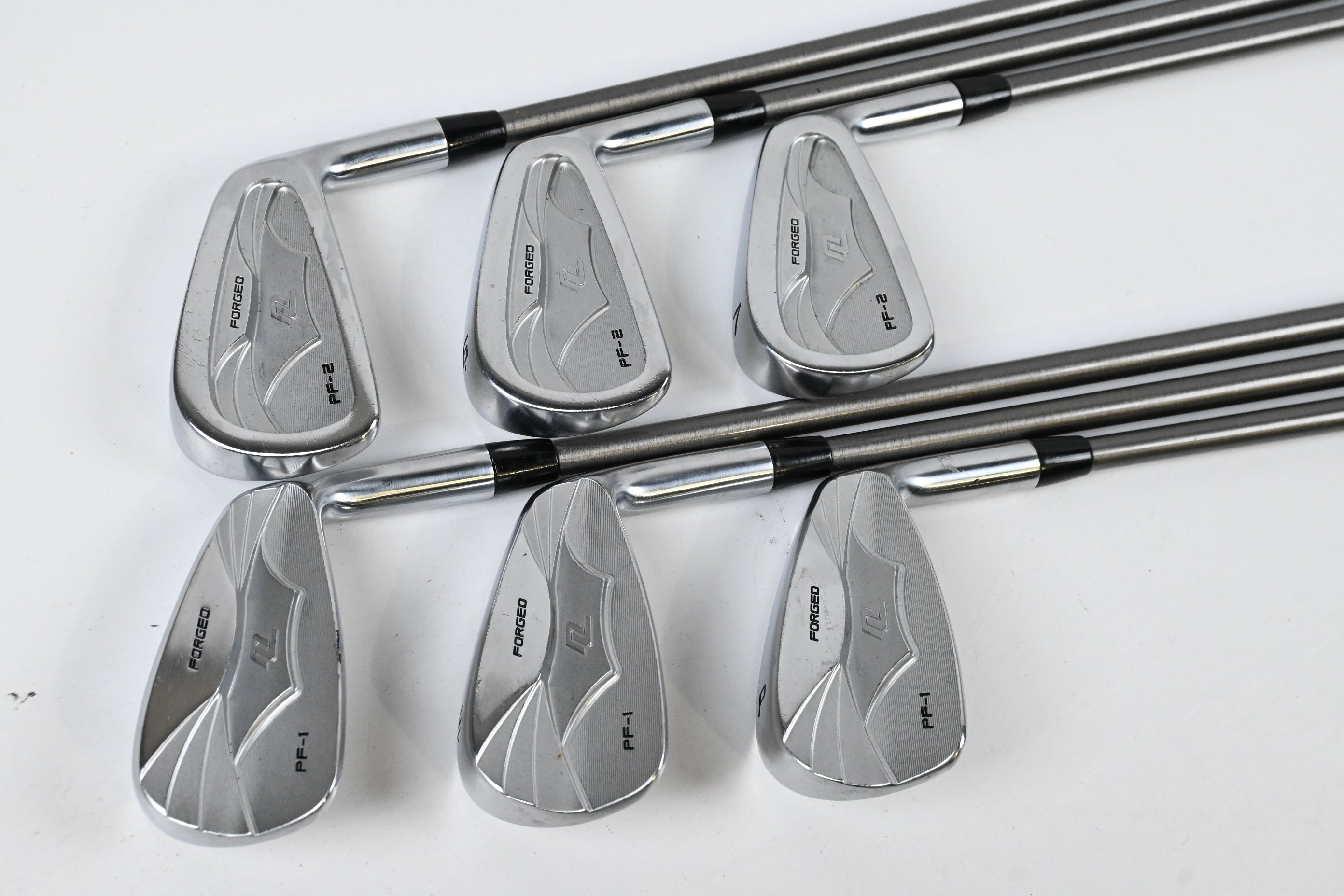 New Level PF-2/PF-1 Combo Irons / 5-PW / Stiff Flex SteelFiber i70 Shafts