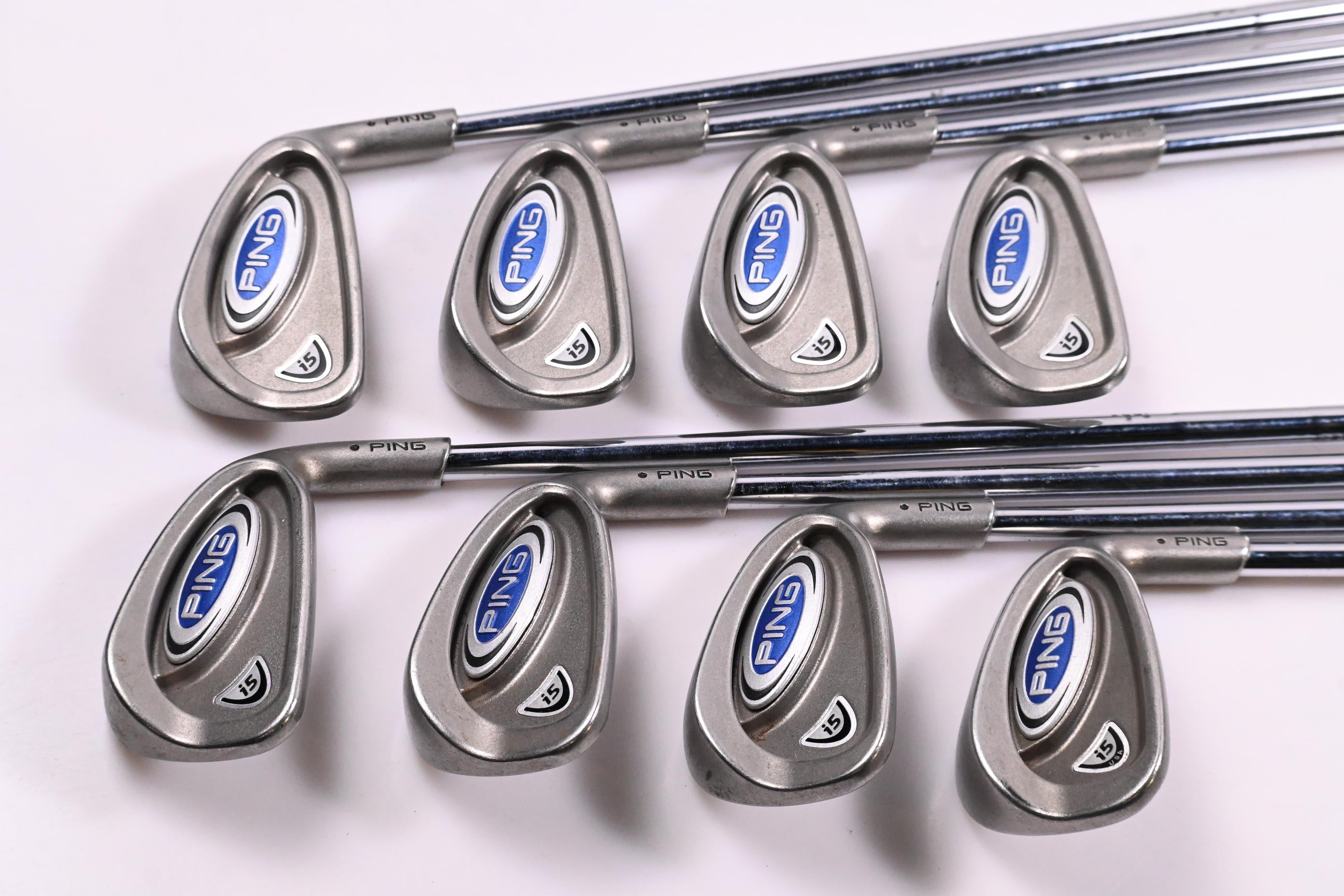 Ping i5 Irons / 3-PW / Black Dot / Regular Flex Ping AWT Shafts