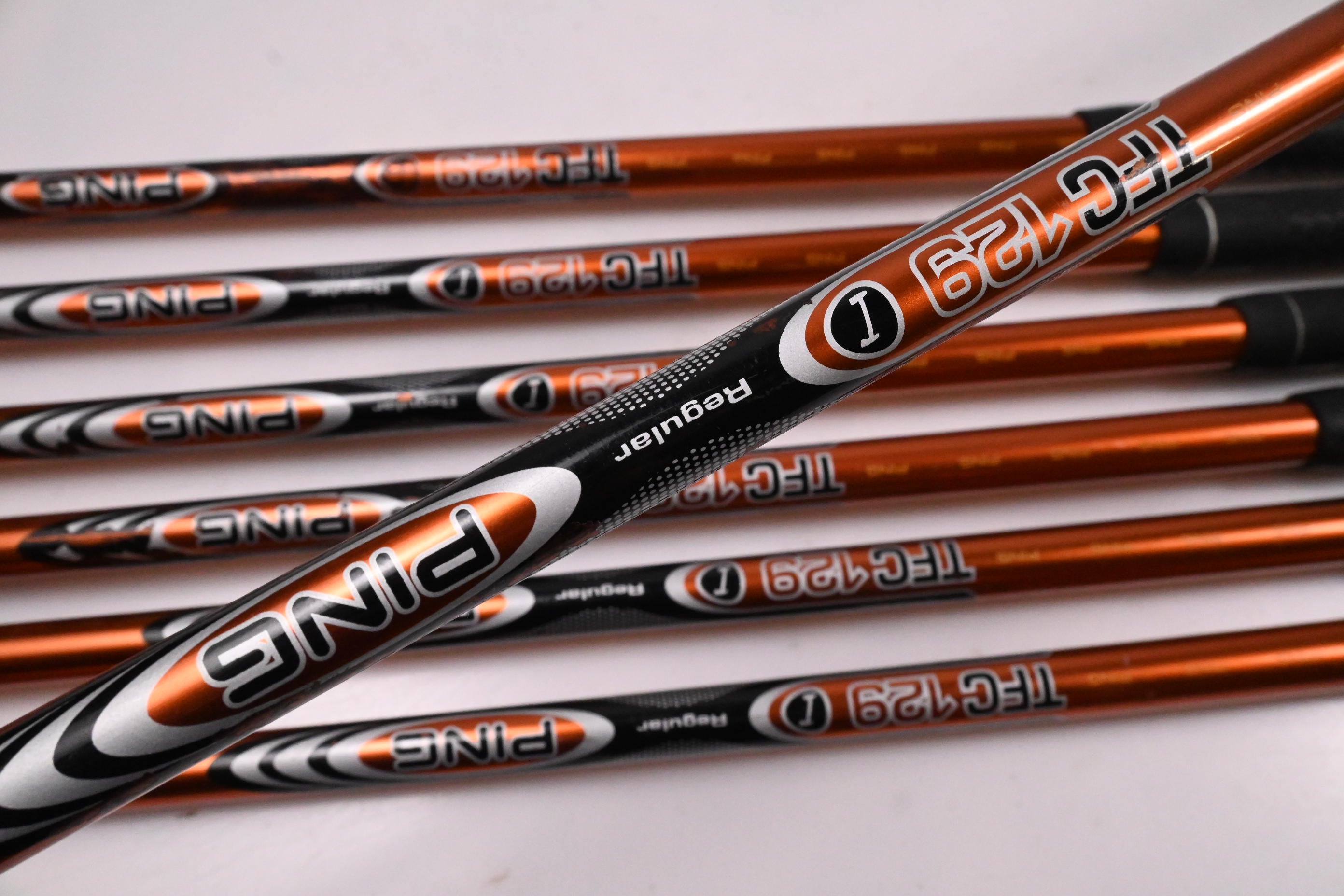 Ping G10 Irons / 4-PW / Green Dot / Regular Flex Ping TFC 129 Shafts