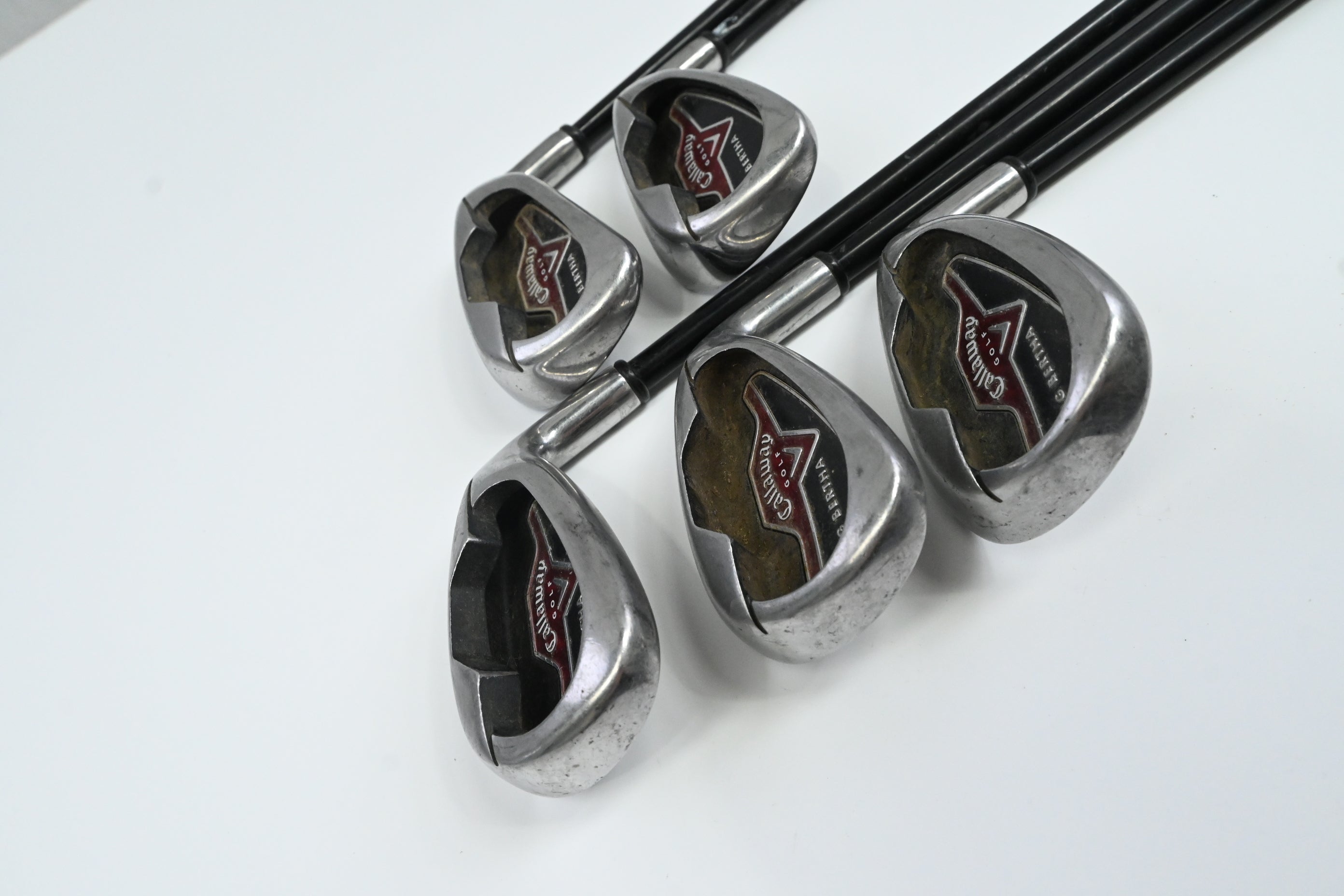 Callaway Big Bertha 2006 Irons / 7-PW+SW / Senior Flex Callaway 75 Shafts
