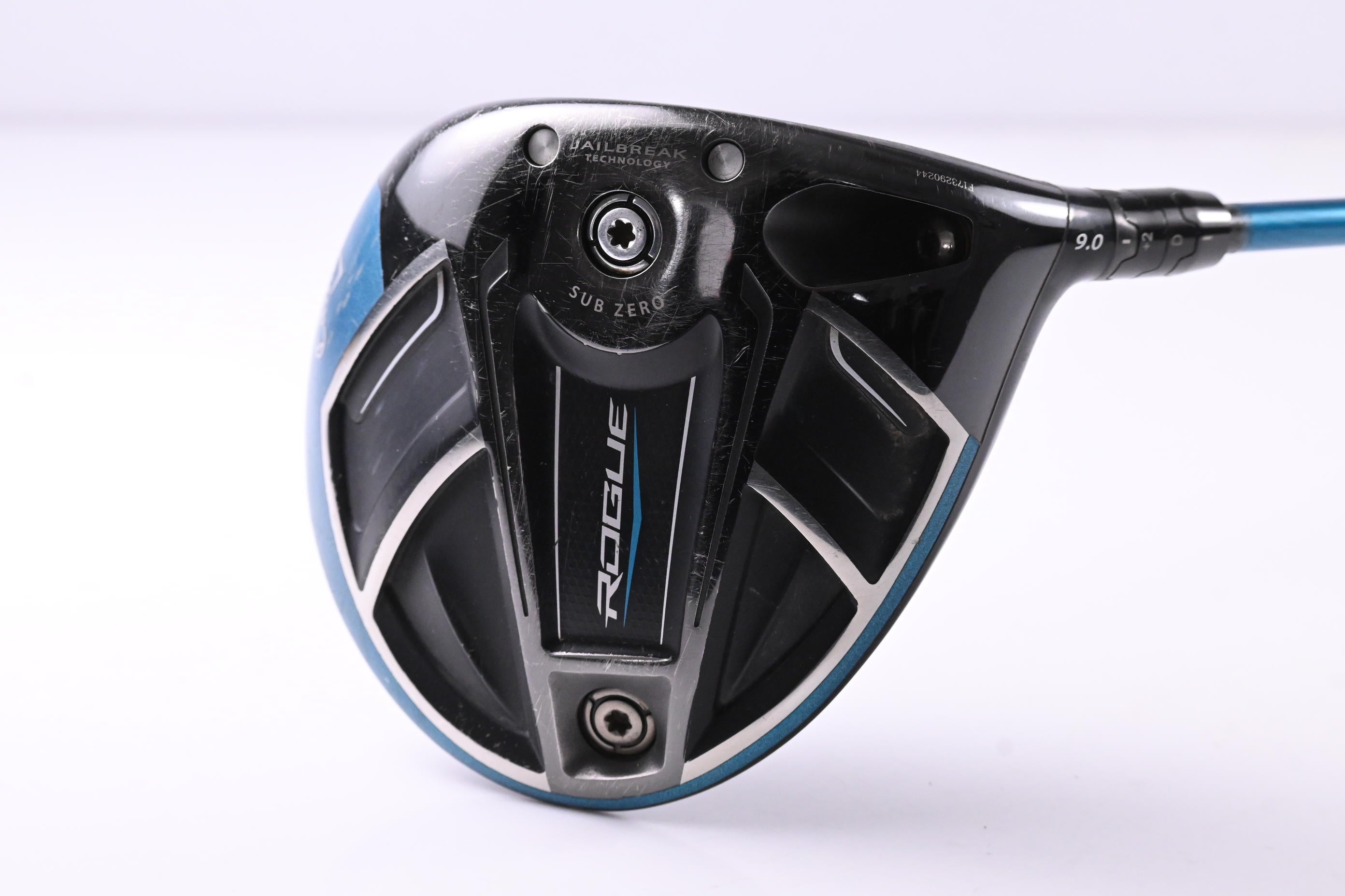 Callaway Rogue Sub Zero Driver / 9 Degree / Stiff Flex Project X Evenflow Blue