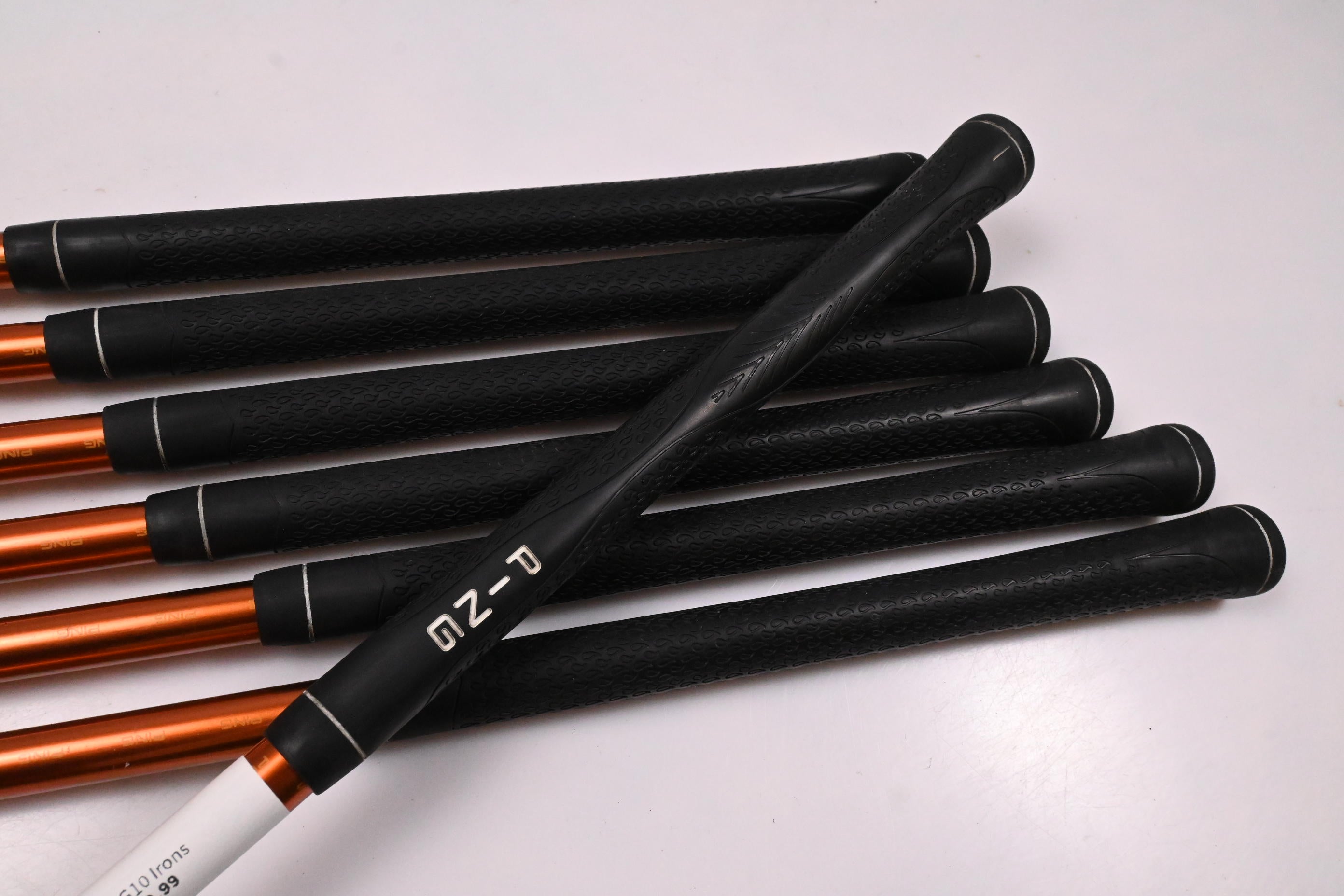 Ping G10 Irons / 4-PW / Green Dot / Regular Flex Ping TFC 129 Shafts