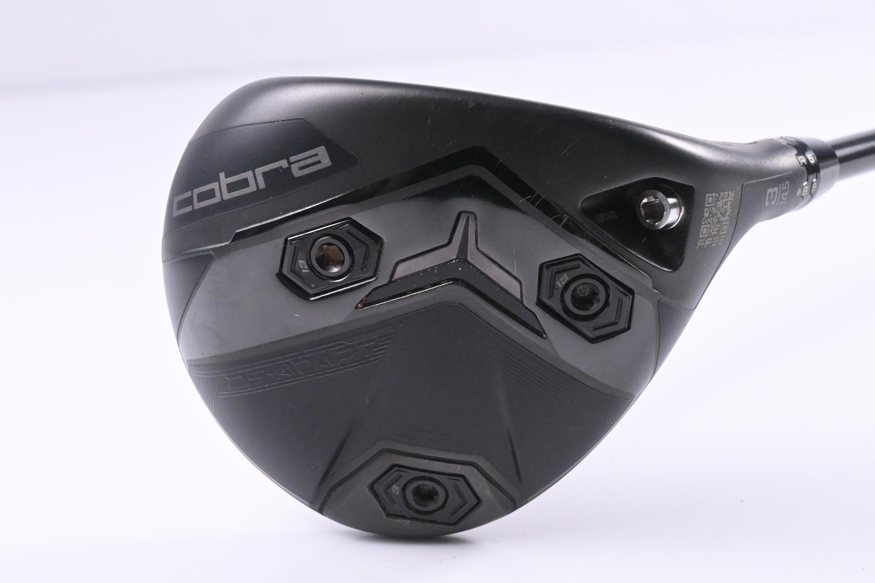 Cobra DS-Adapt LS Titanium #3 Wood / 14.5 Degree / Stiff Flex Denali Black 70