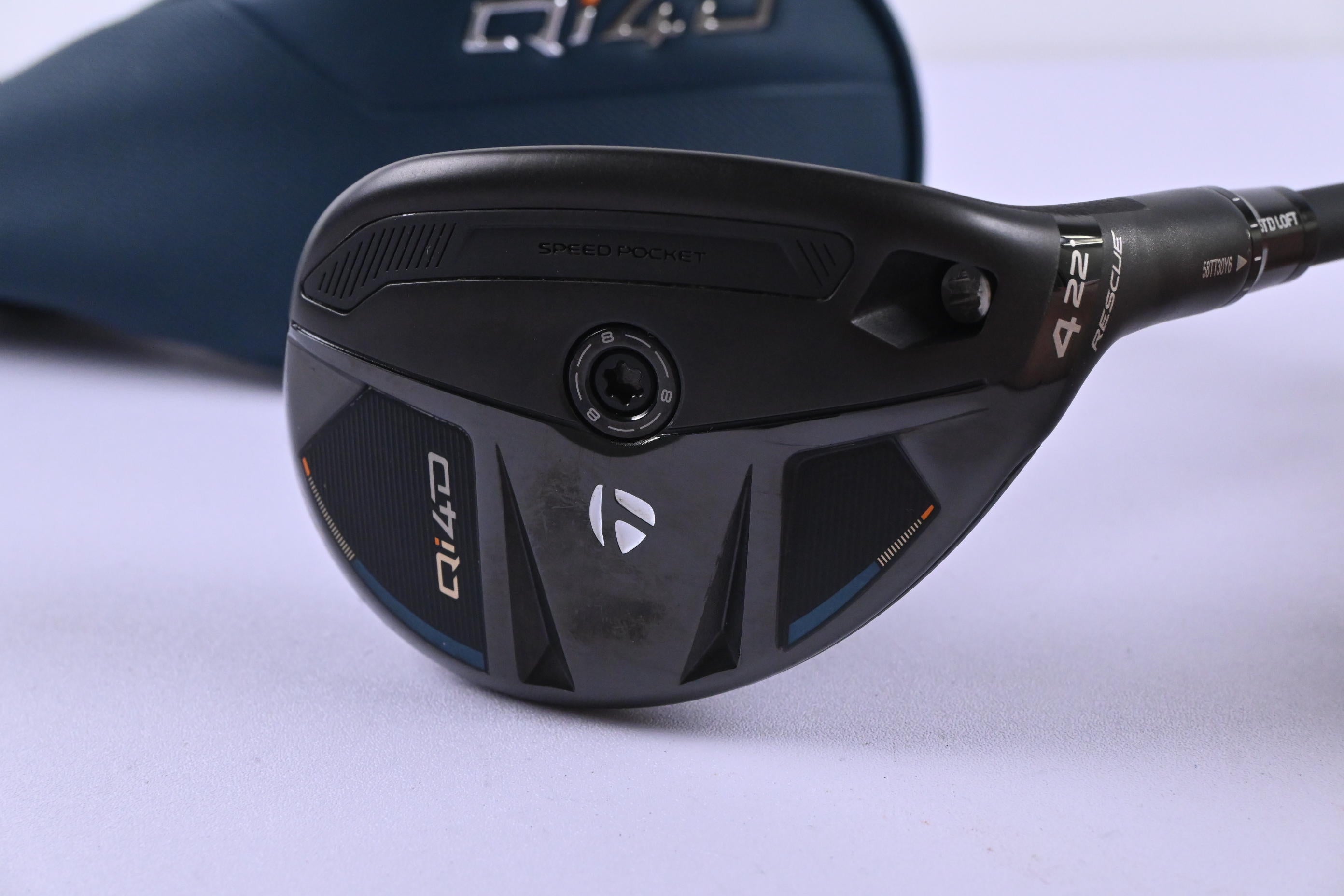 Taylormade Qi4D #4 Hybrid / 22 Degree / Regular Flex KBS REAX 65 Shaft