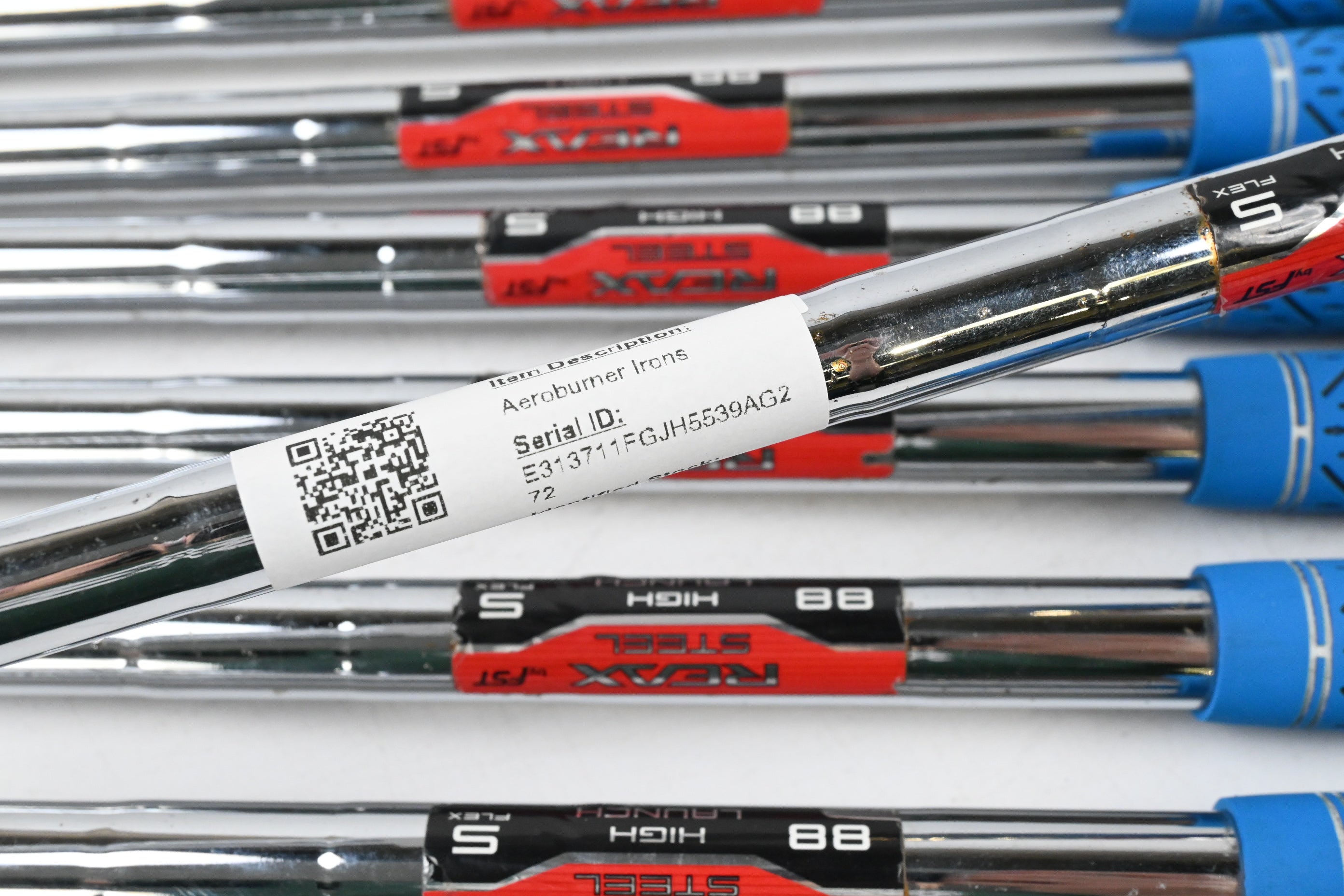 Taylormade Aeroburner Irons / 4-PW / Stiff Flex Reax Steel 88 Shafts