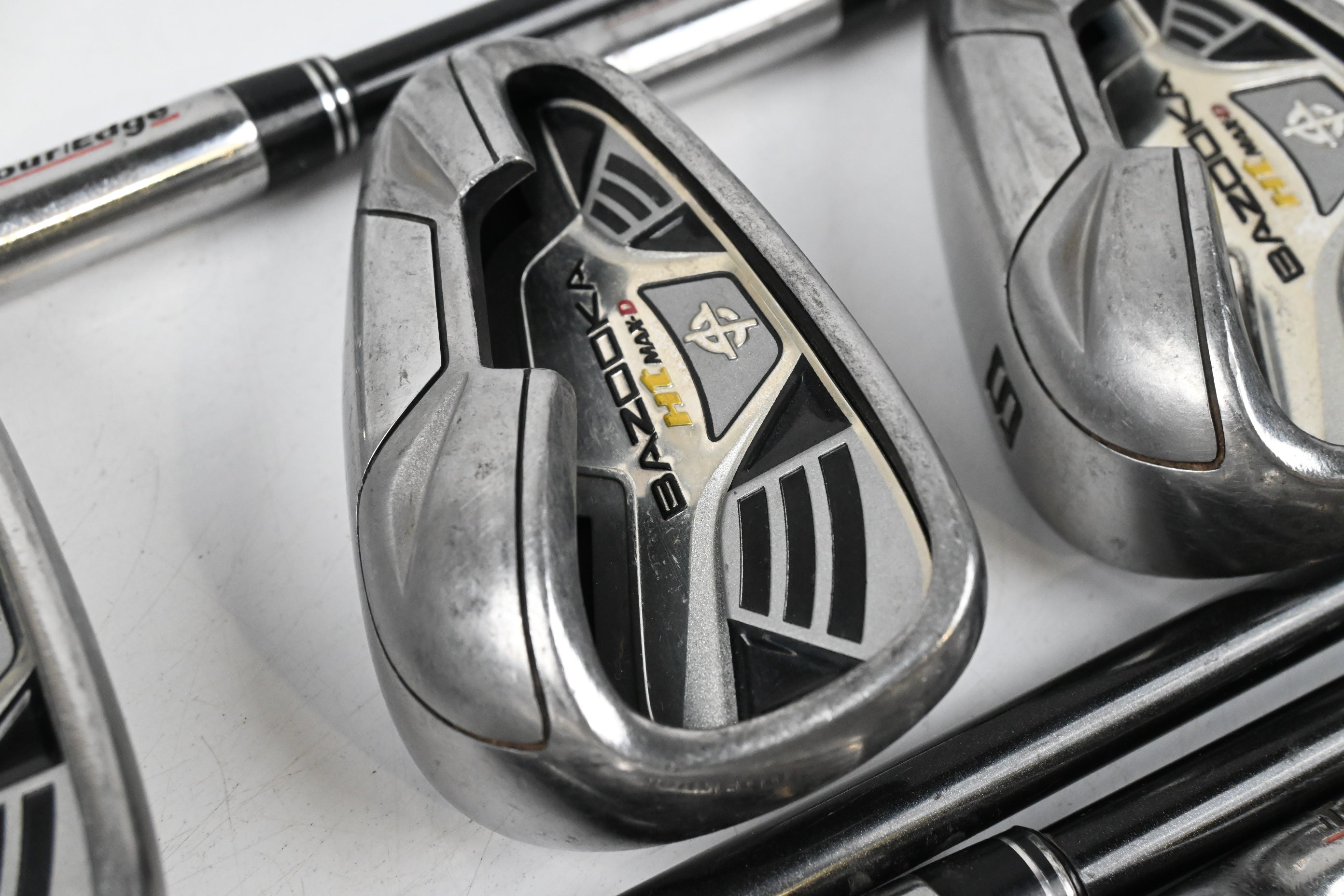 Tour Edge Bazooka HT Irons / 5-PW+GW / Regular Flex Aldila NV 65 Shafts