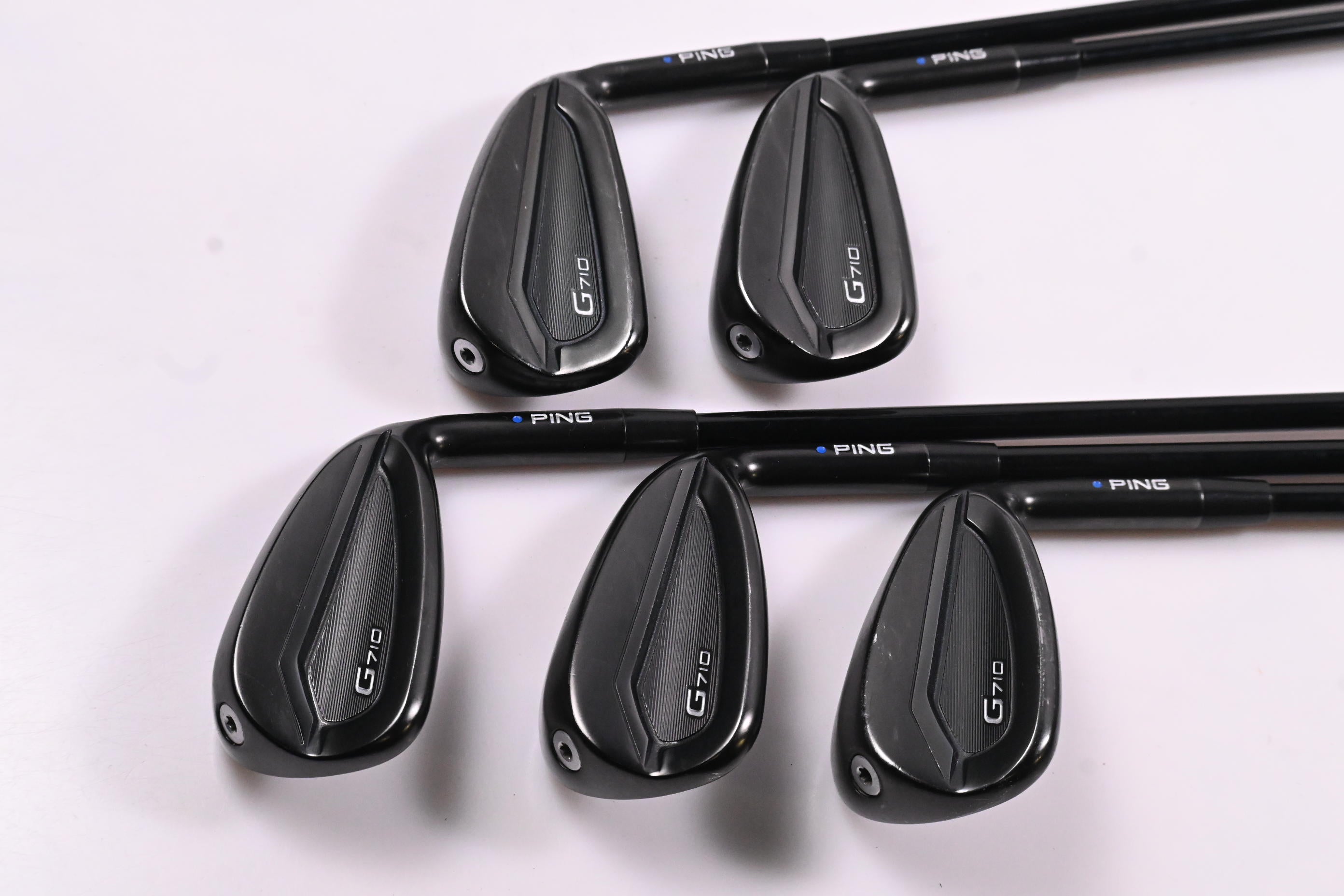 Ping G710 Irons / 6-PW / Blue Dot / Senior Flex Ping Alta Distanza 40 Shafts