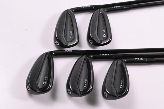 Ping G710 Irons / 6-PW / Blue Dot / Senior Flex Ping Alta Distanza 40 Shafts