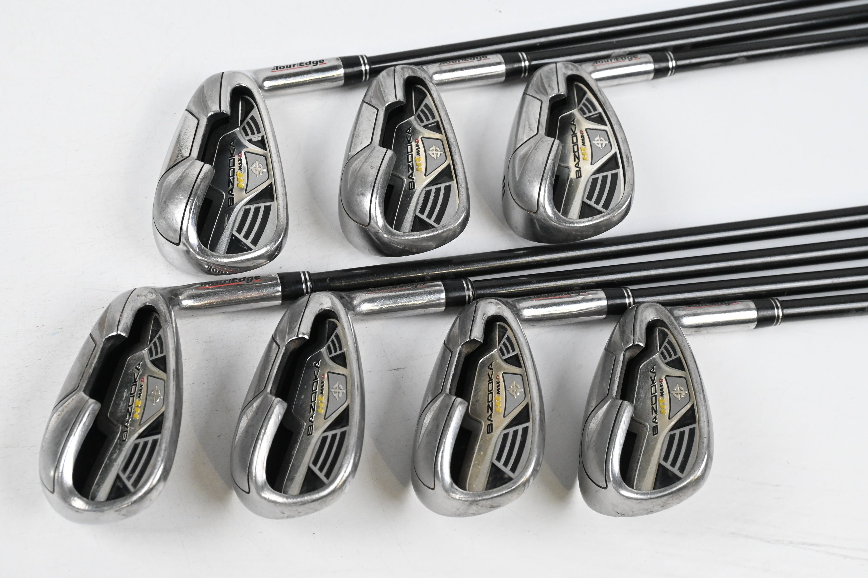 Tour Edge Bazooka HT Irons / 5-PW+GW / Regular Flex Aldila NV 65 Shafts